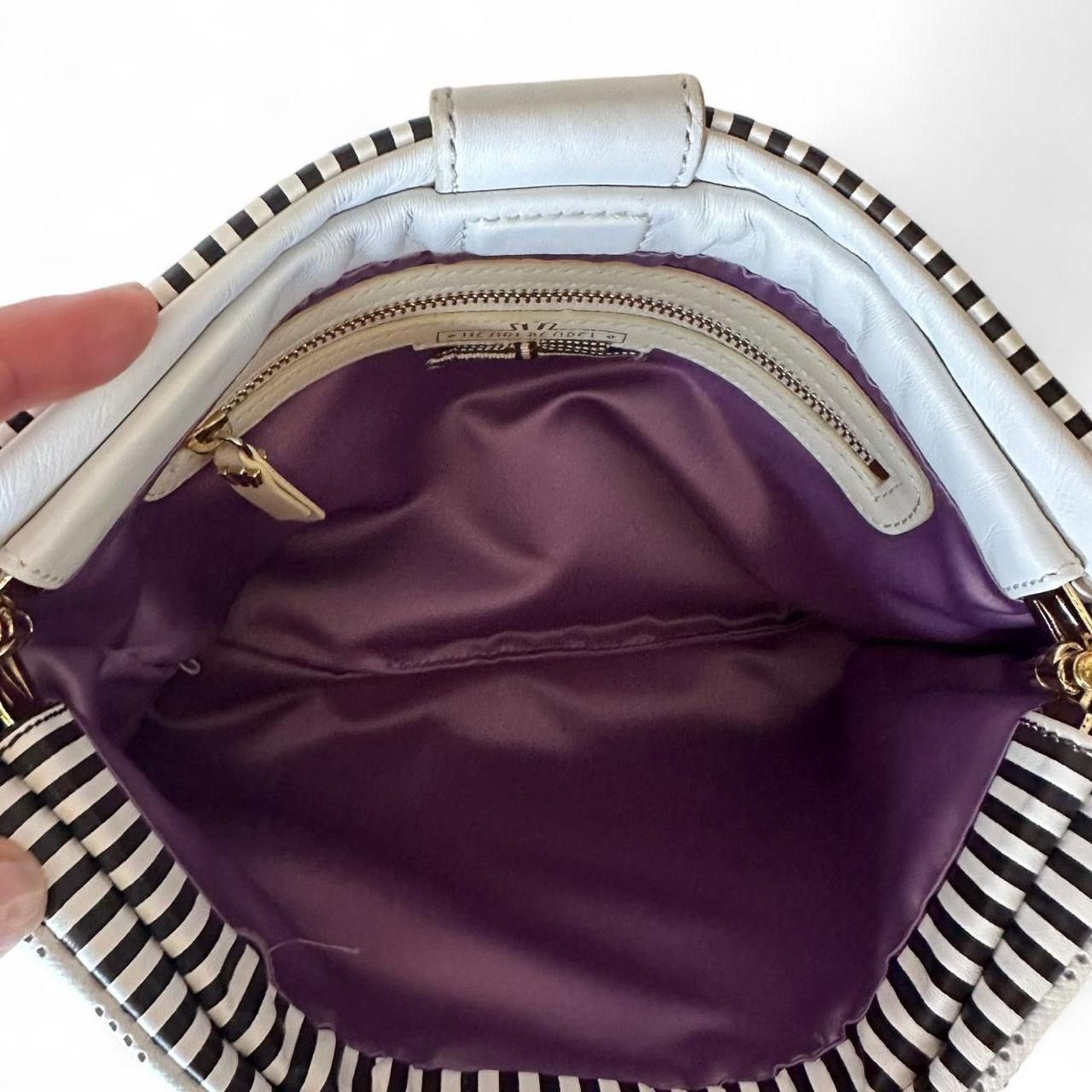 Henri Bendel HENRI BENDEL SIGNATURE STRIPE CLUTCH Size ONE SIZE - 6 Thumbnail