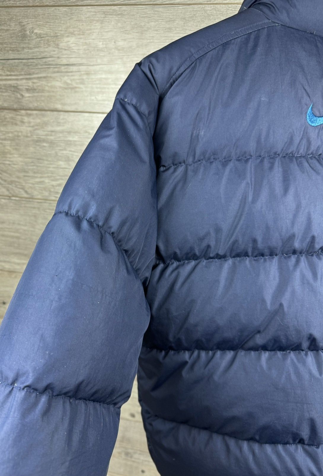 Nike Nike Puffer 90s Vintage Rare Big Swoosh Y2K drill style Size US XS / EU 42 / 0 - 15 Thumbnail