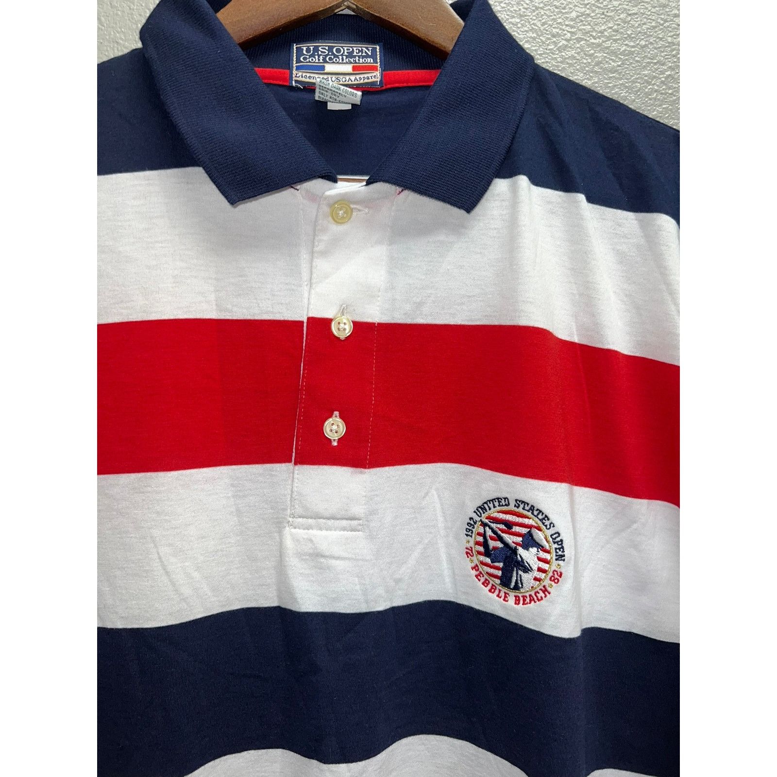 Vintage Vintage United States Open Pebble Beach Polo Shirt US 90s XL Size US XL / EU 56 / 4 - 2 Thumbnail