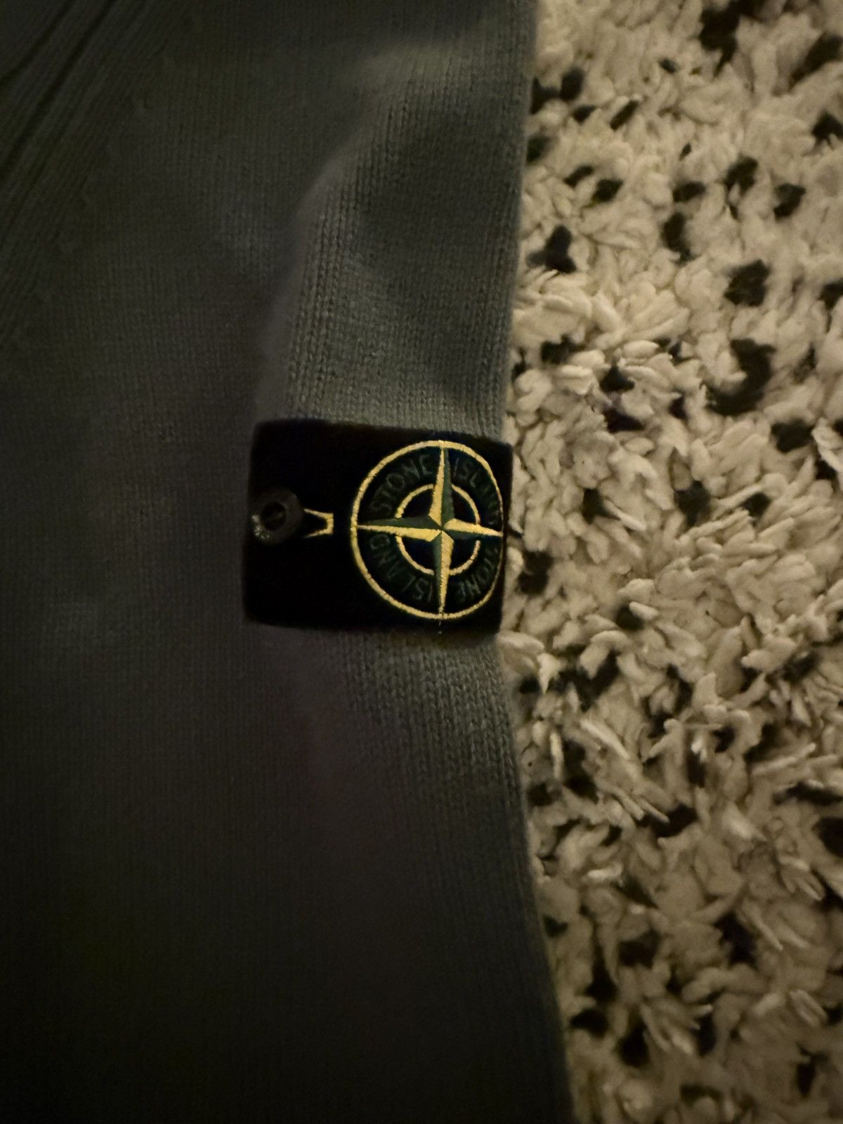 Stone Island Lightly worn Stone Island knit wool zipped sweater. Size US XXL / EU 58 / 5 - 6 Thumbnail