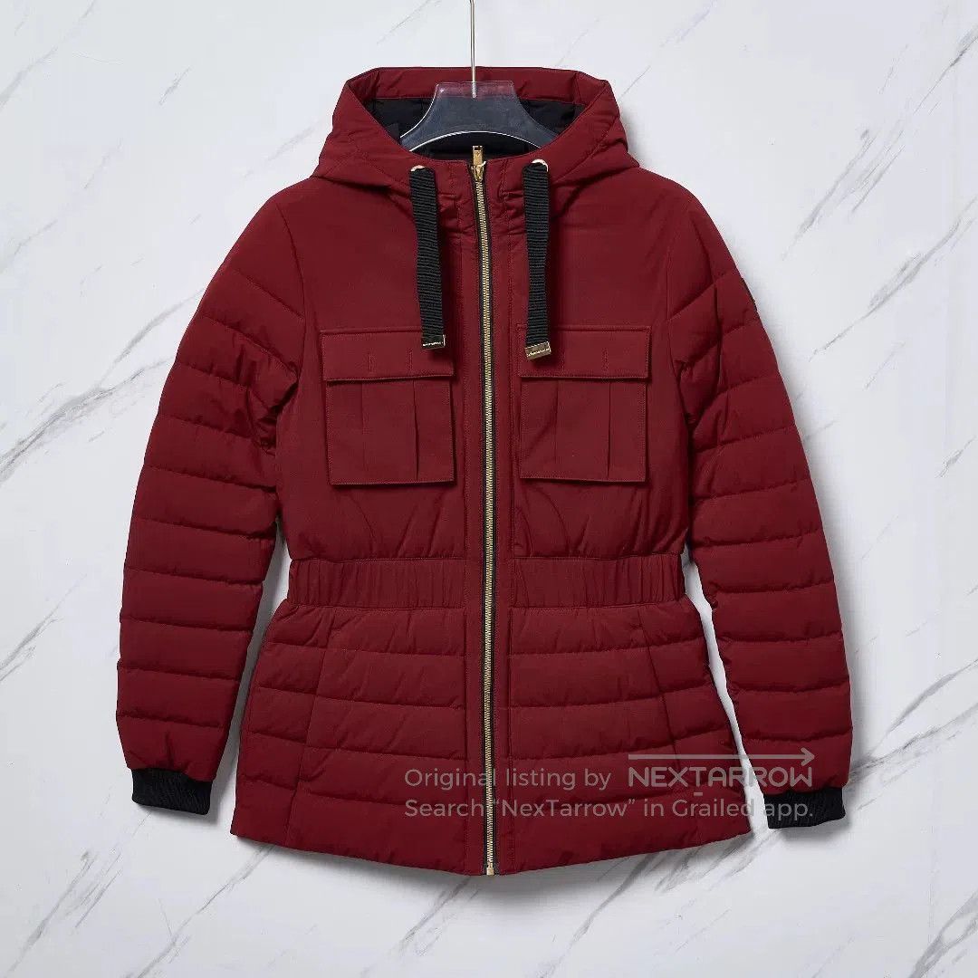 Moose Knuckles Moose Knuckles Red Fitted Hooded Down Jacket. Size M / US 6-8 / IT 42-44 - 1 Thumbnail