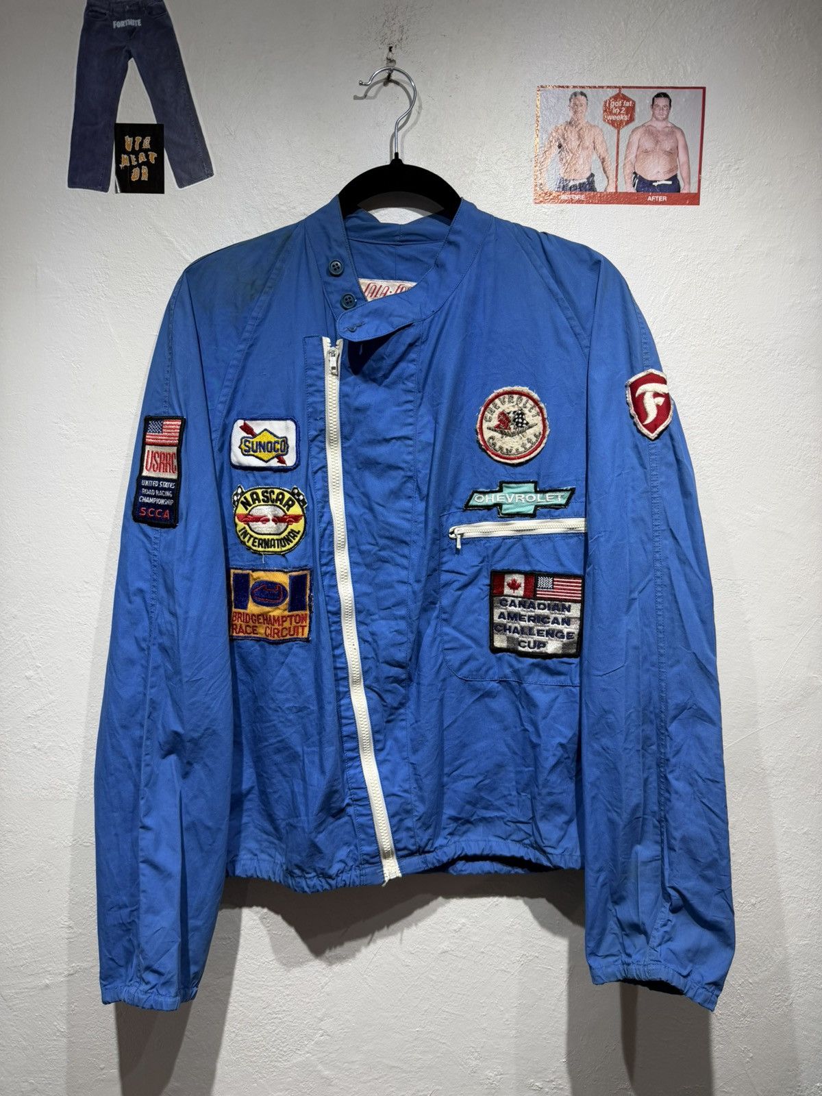 Vintage 1960s Racing VILEM B. HAAN INC. Racing jacket Size US L / EU 52-54 / 3 - 1 Thumbnail