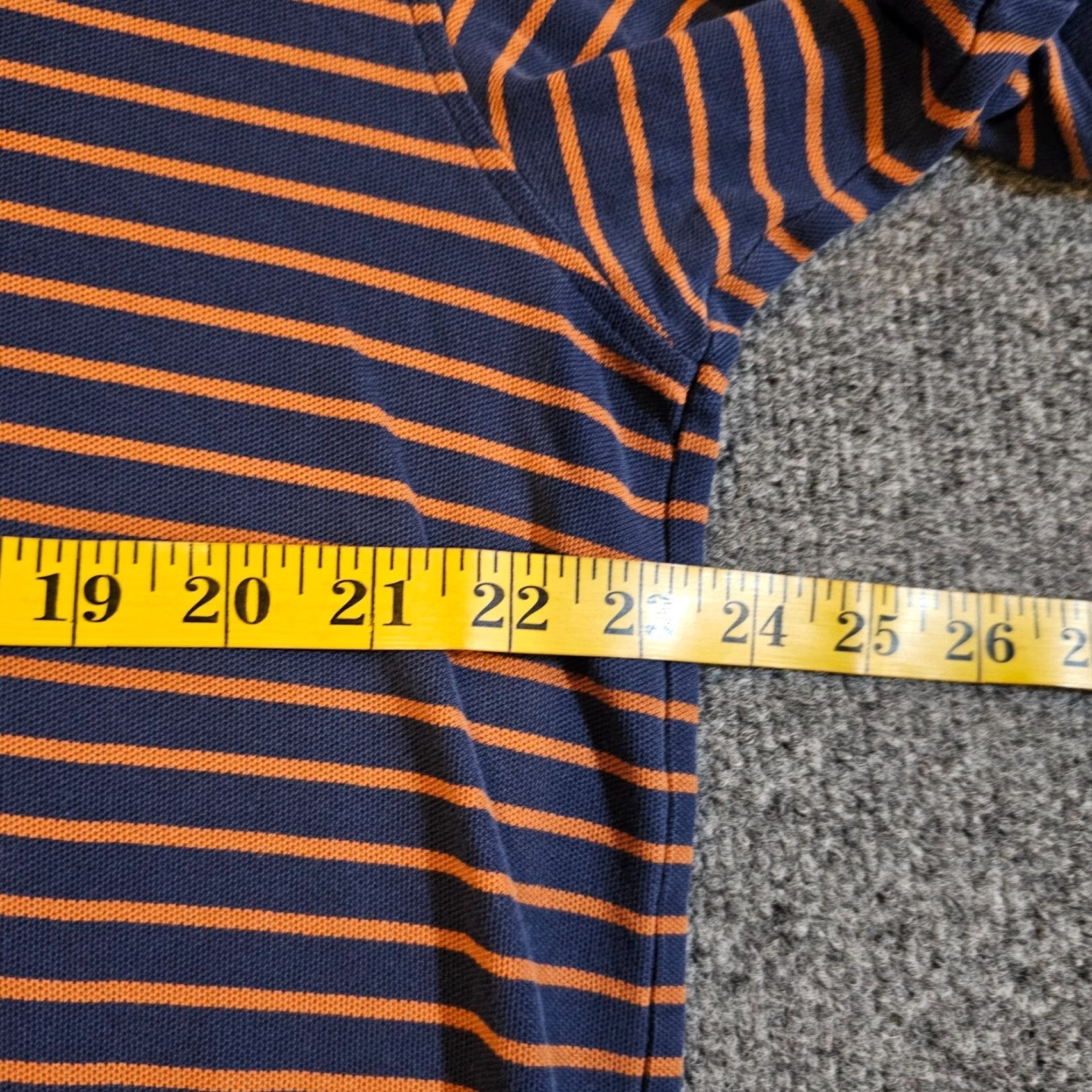 Brooks Brothers Brooks Brothers Polo Shirt Mens XL Navy Striped Short Sleeve Classic Career Shirt Size US XL / EU 56 / 4 - 6 Thumbnail