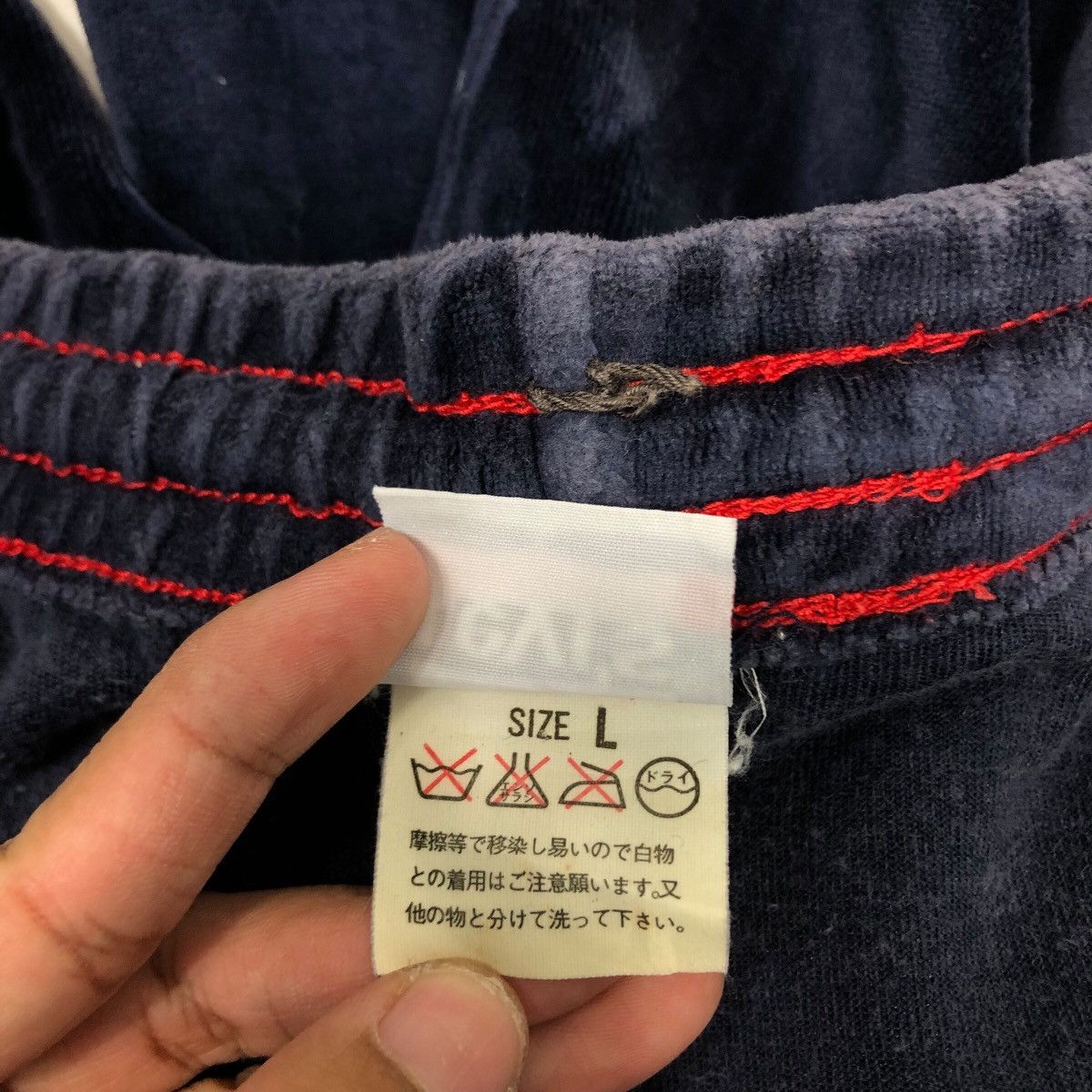Levi's Levi’s Velour Track Pant — Navy Plush w/ Red Side Line Size US 30 / EU 46 - 17 Thumbnail