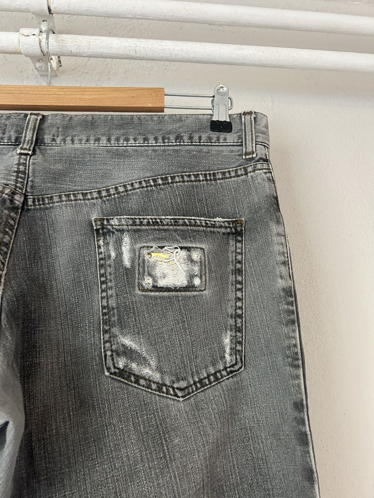 Dolce & Gabbana Grey Distressed Jeans Size US 36 / EU 52 - 10 Thumbnail