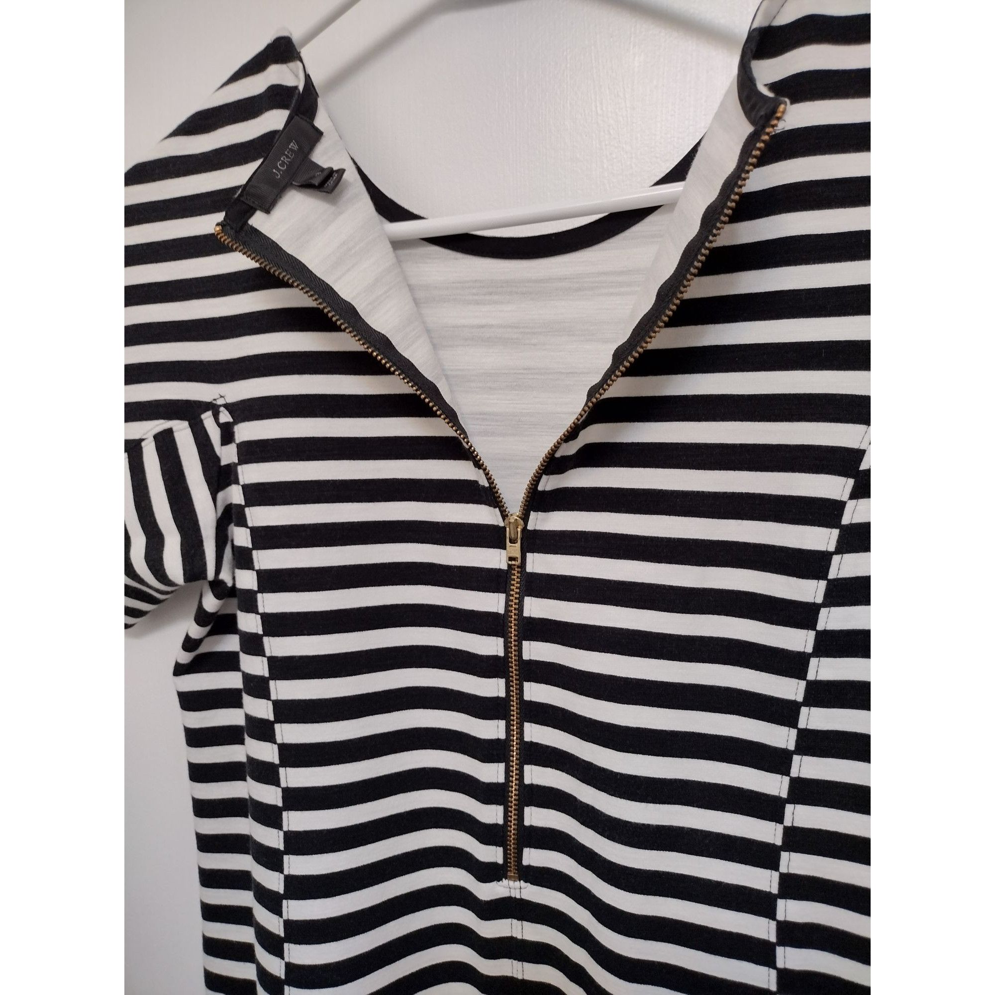 J.Crew J. Crew XS Black & White Striped Dress Size XS / US 0-2 / IT 36-38 - 6 Thumbnail