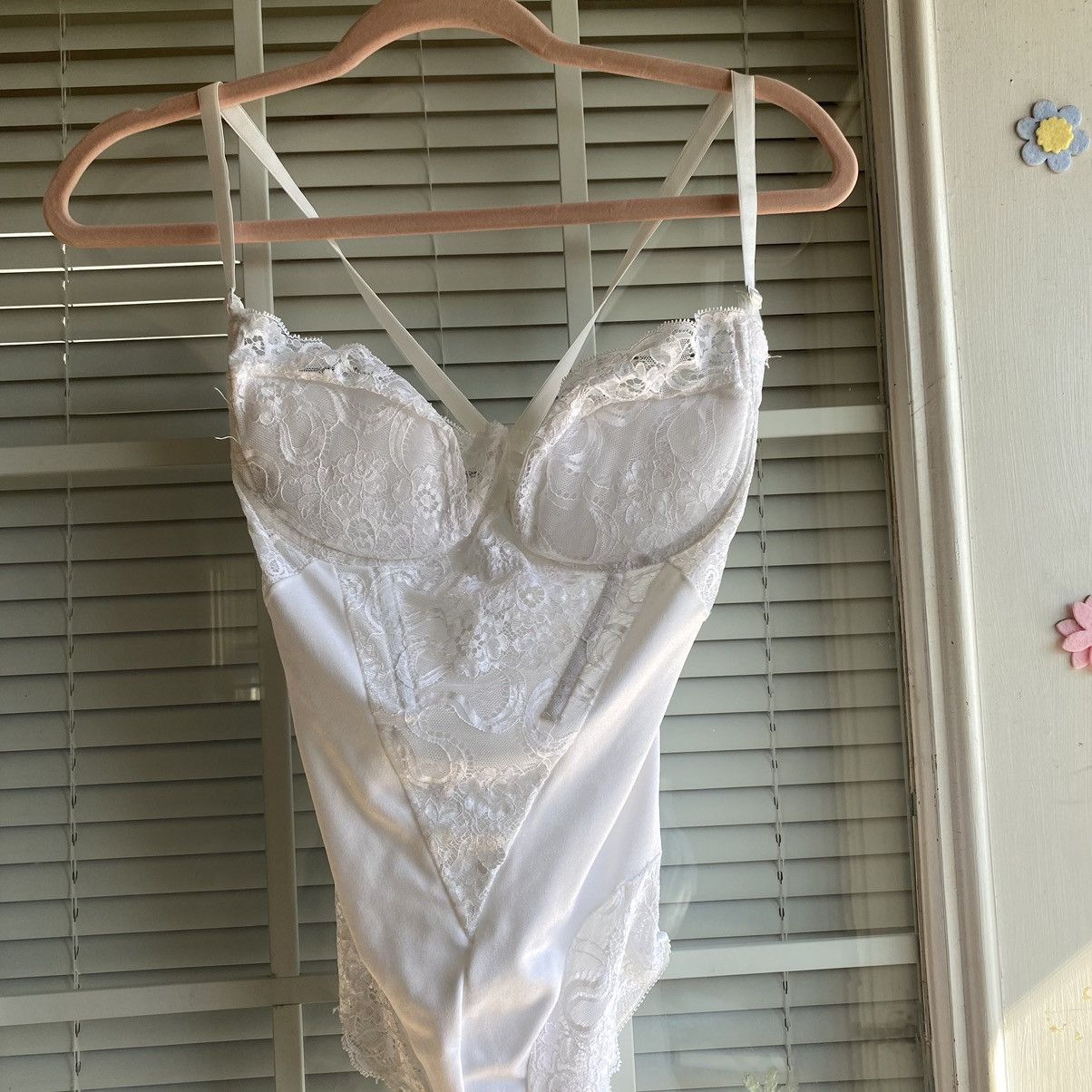 Antique White Long Sleeve Bodysuit