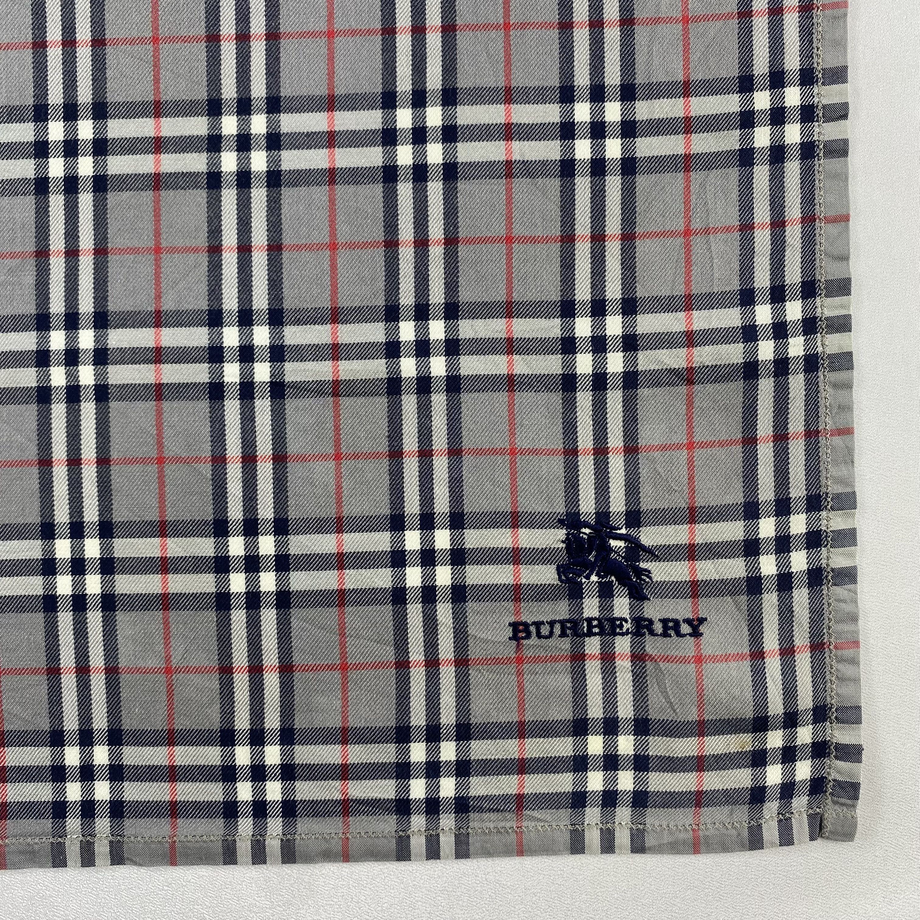 Burberry × Vintage Burberry Handkerchief / Neckerchief / Bandana-P1847 Size ONE SIZE - 3 Thumbnail