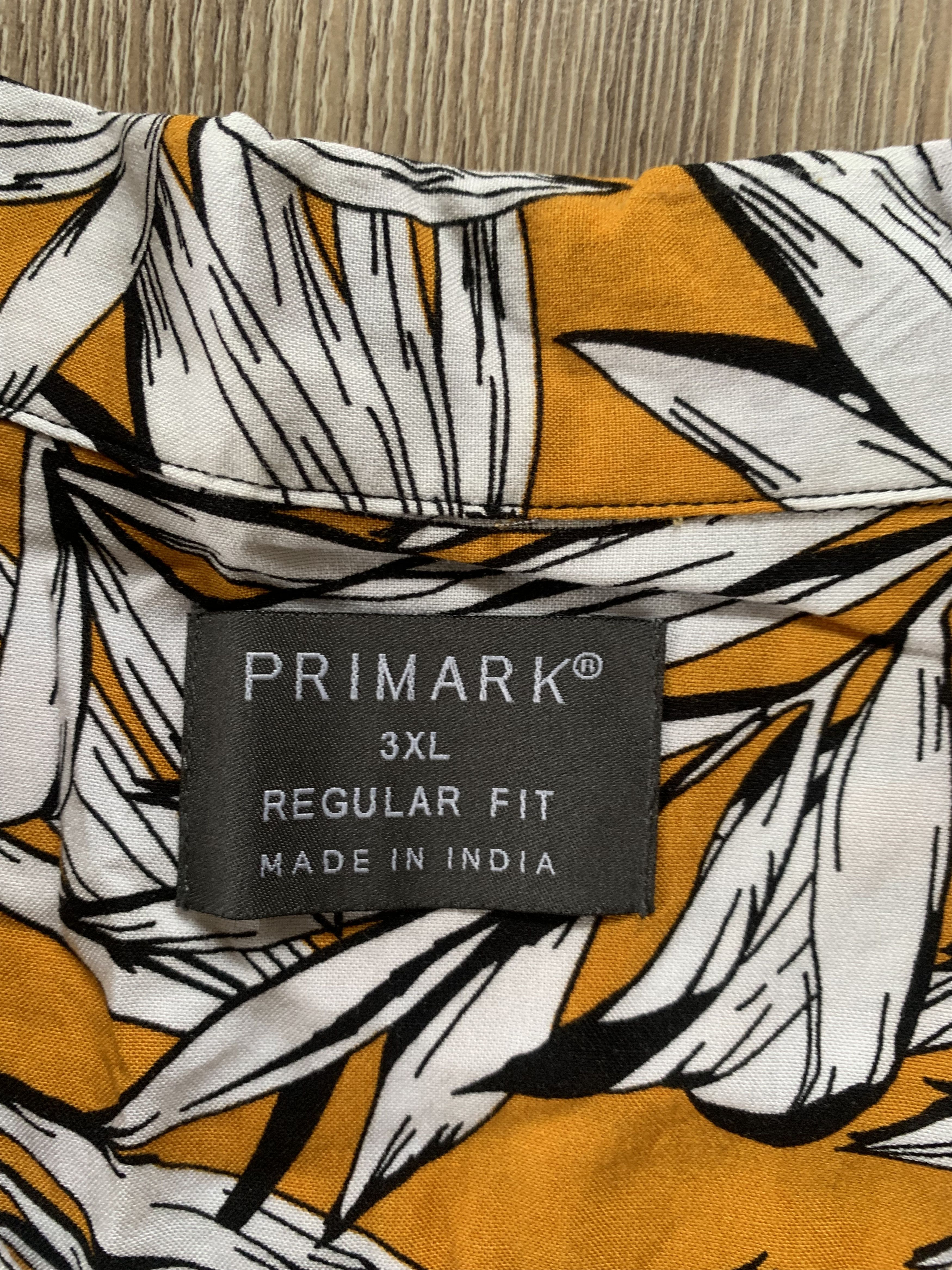 Primark Primark Regular Fit Printed Hawaiian Shirt Size US XXL / EU 58 / 5 - 5 Thumbnail