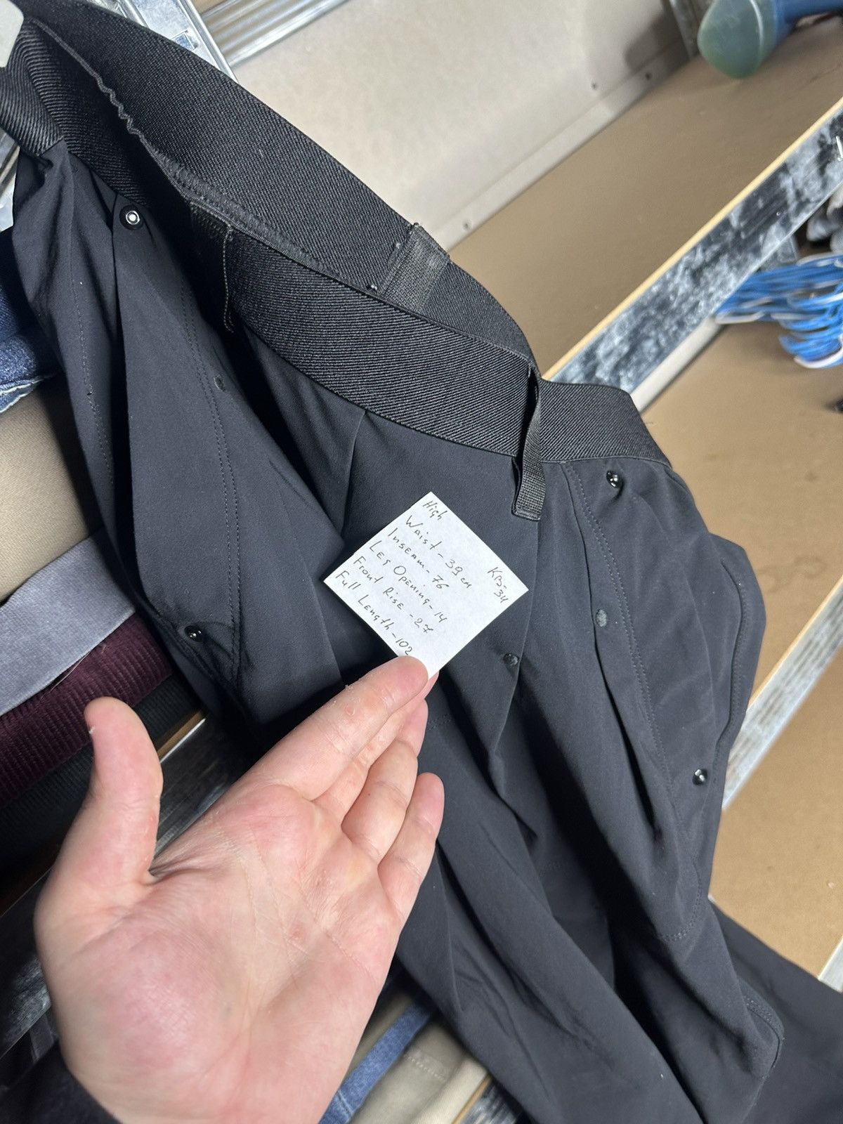 Other HIGH Everyday Couture Tech Black Technical Trousers Pants Size 30" / US 8 / IT 44 - 7 Thumbnail