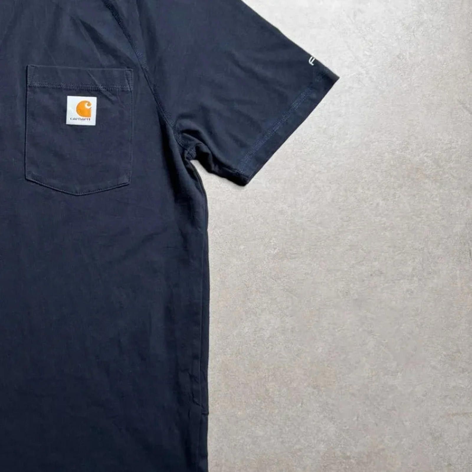 Carhartt Vintage Carhartt Navy T-Shirt - 3XS Size US M / EU 48-50 / 2 - 5 Thumbnail