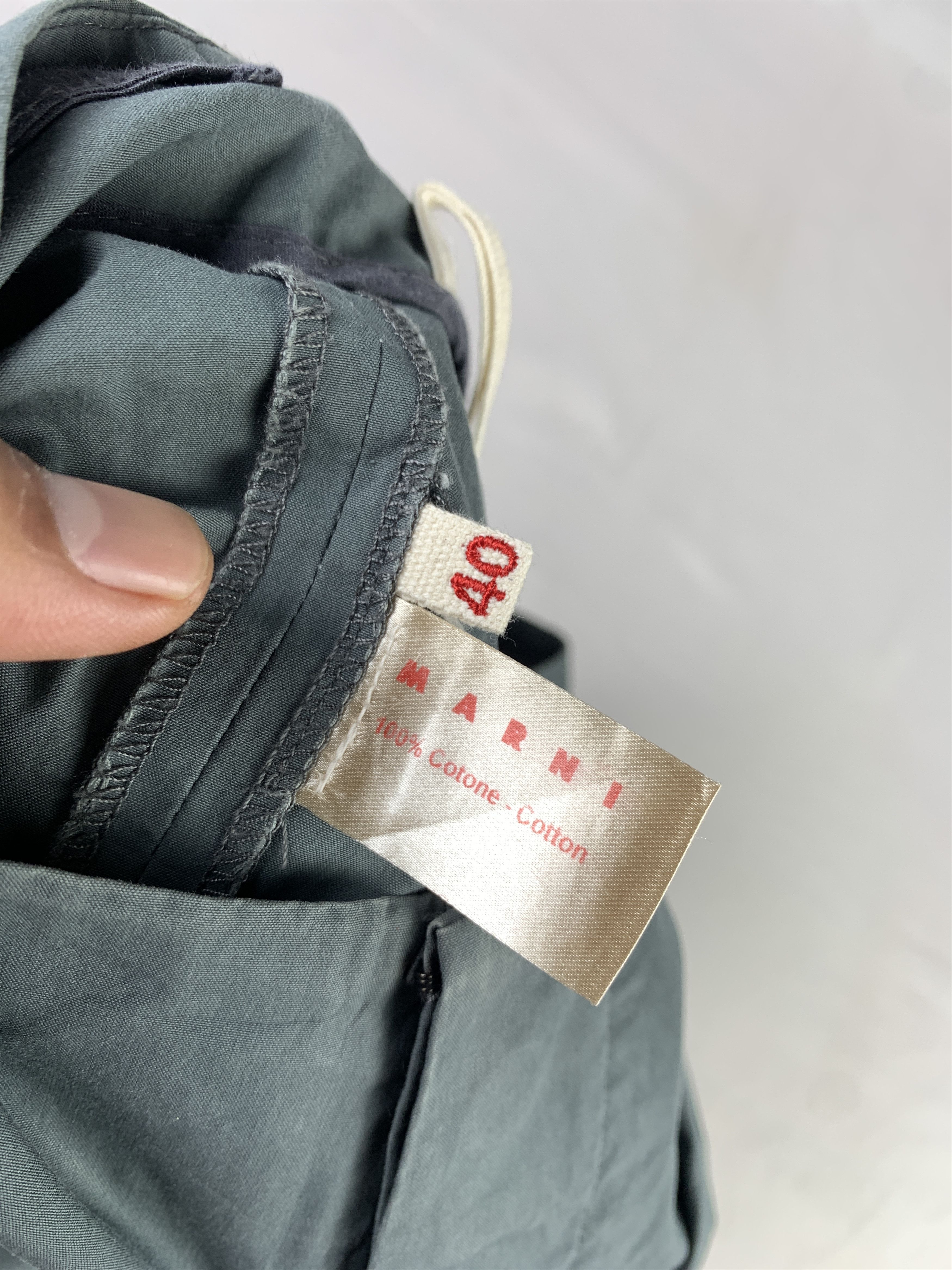 Marni MARNI Charcoal Lowrise Capri Shorts (29) Size 29" - 9 Thumbnail