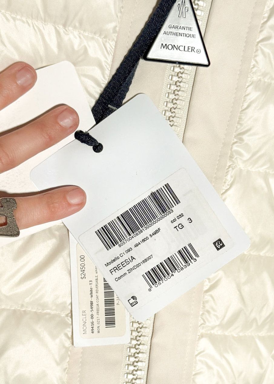 Moncler Moncler Freesia Reversible Tweed Quilted Down Coat - SZ 3 Size L / US 10 / IT 46 - 18 Thumbnail