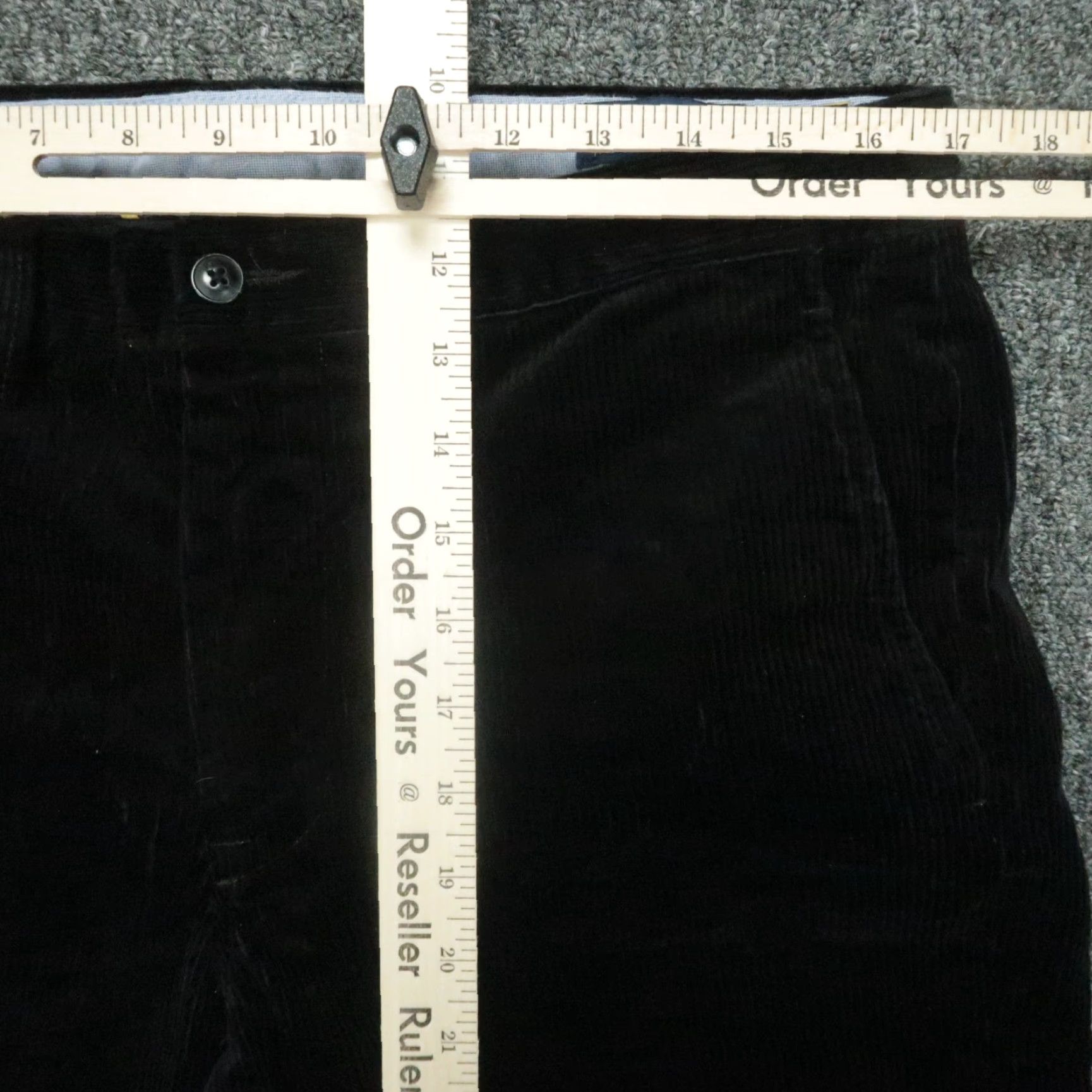 Polo Ralph Lauren Polo Ralph Lauren Pants Men 33x32 Black Corduroy PRL Cords Straight Chino Pockets Slim? Regular (adjusted) Size US XS / EU 42 / 0 - 6 Thumbnail