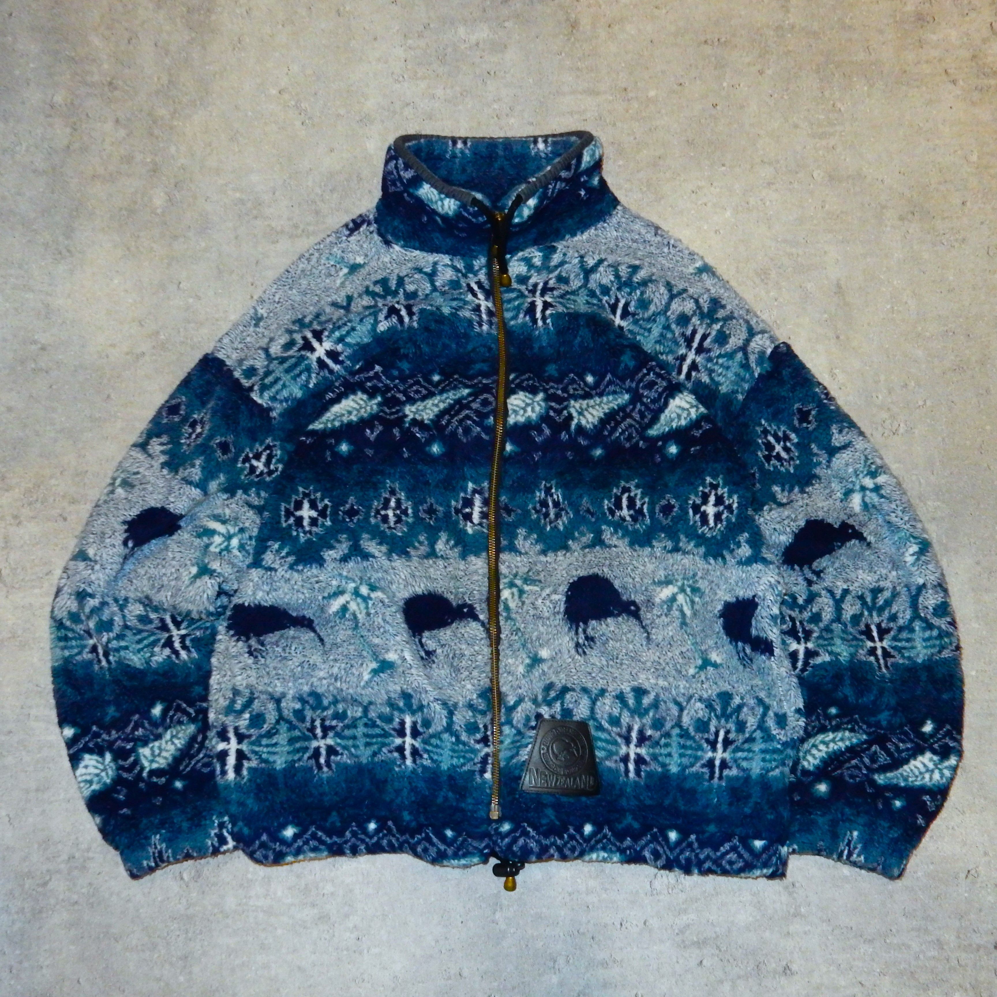 Vintage Mika new zeland crazy boxy fleece - S Size US S / EU 44-46 / 1 - 1 Thumbnail