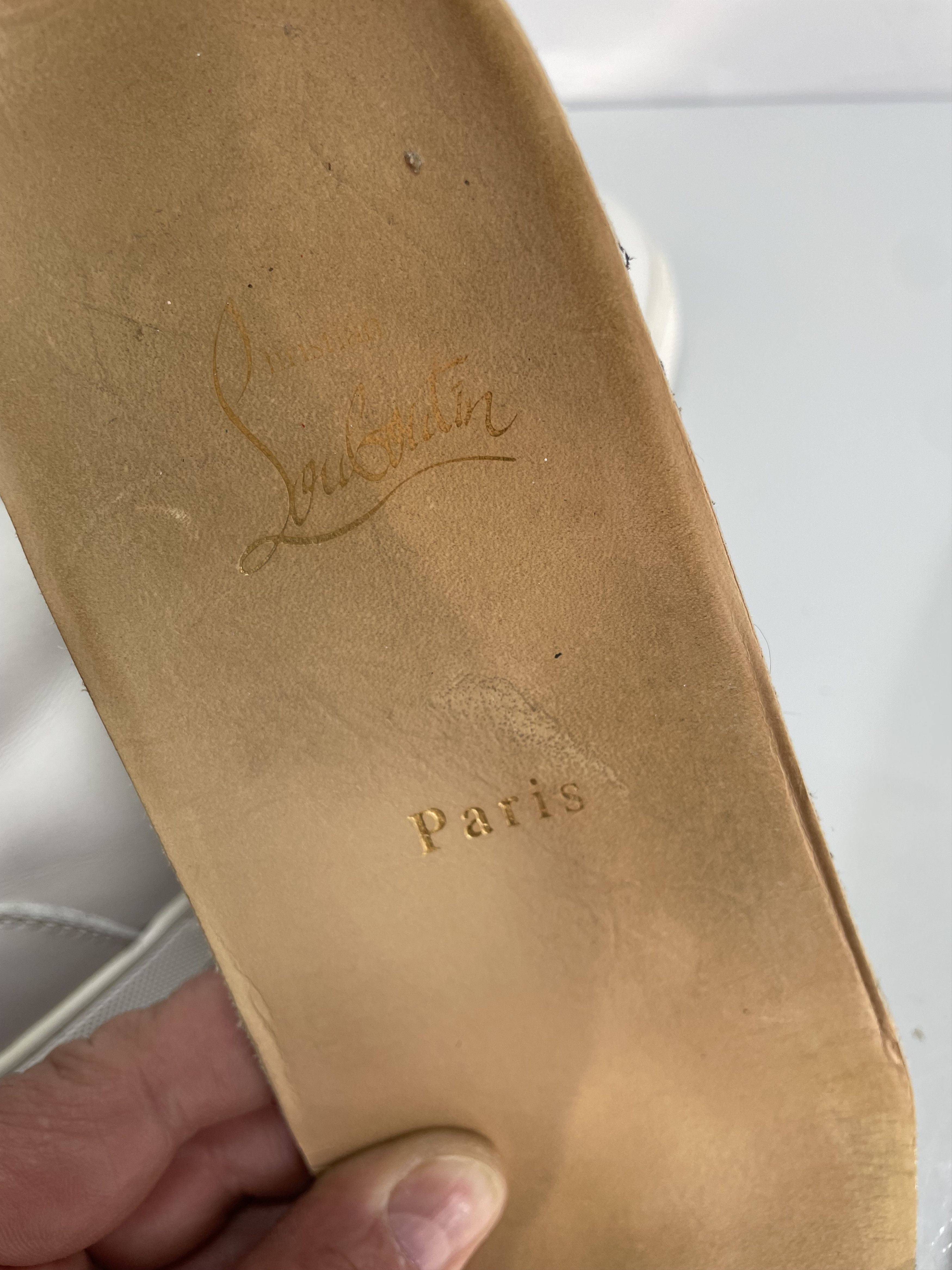 Christian Louboutin Christian Louboutin leather sneakers Size US 8 / IT 38 - 10 Thumbnail