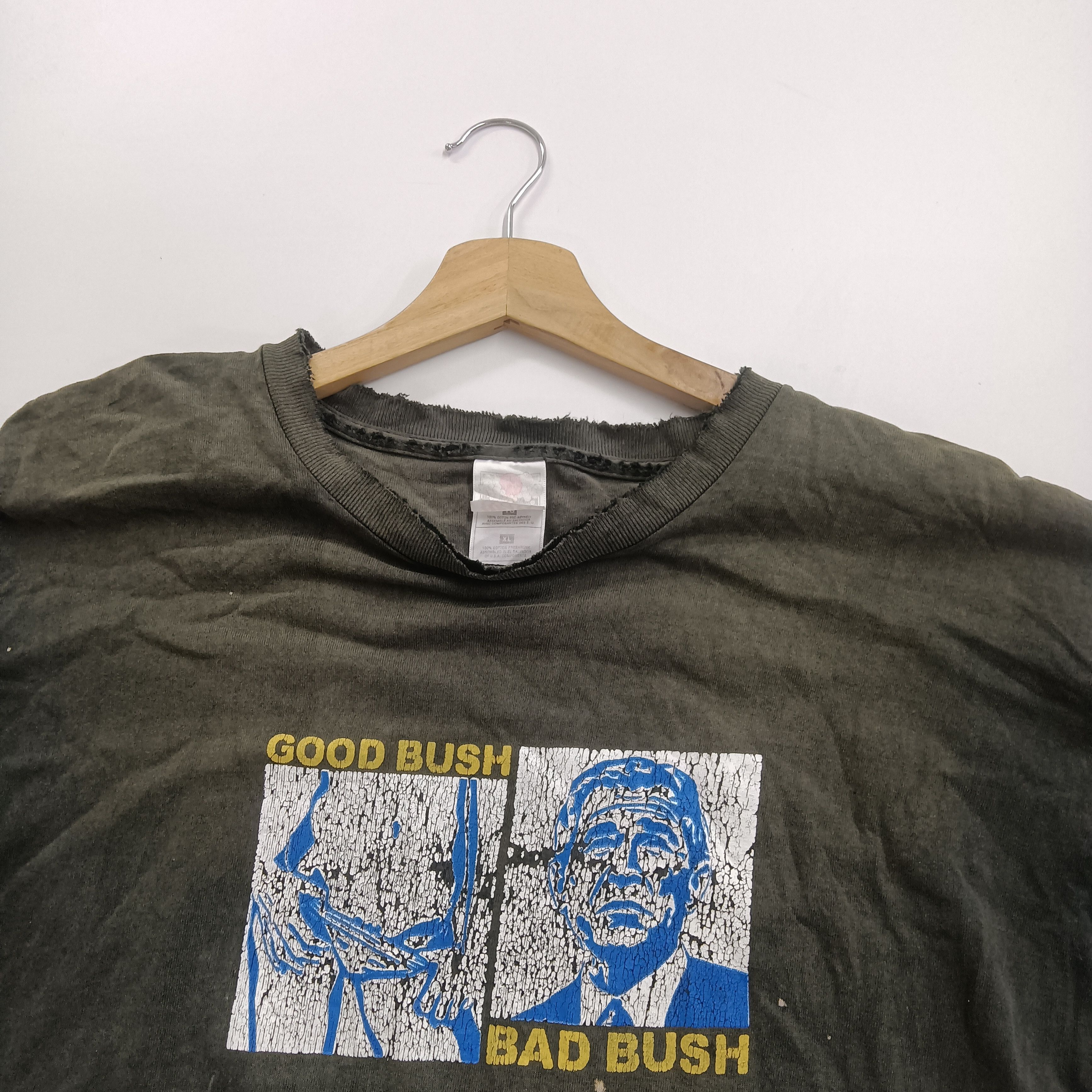 Fruit Of The Loom × Vintage Vintage Good Bush Vs Bad Bush Distressed #C Size US L / EU 52-54 / 3 - 4 Thumbnail