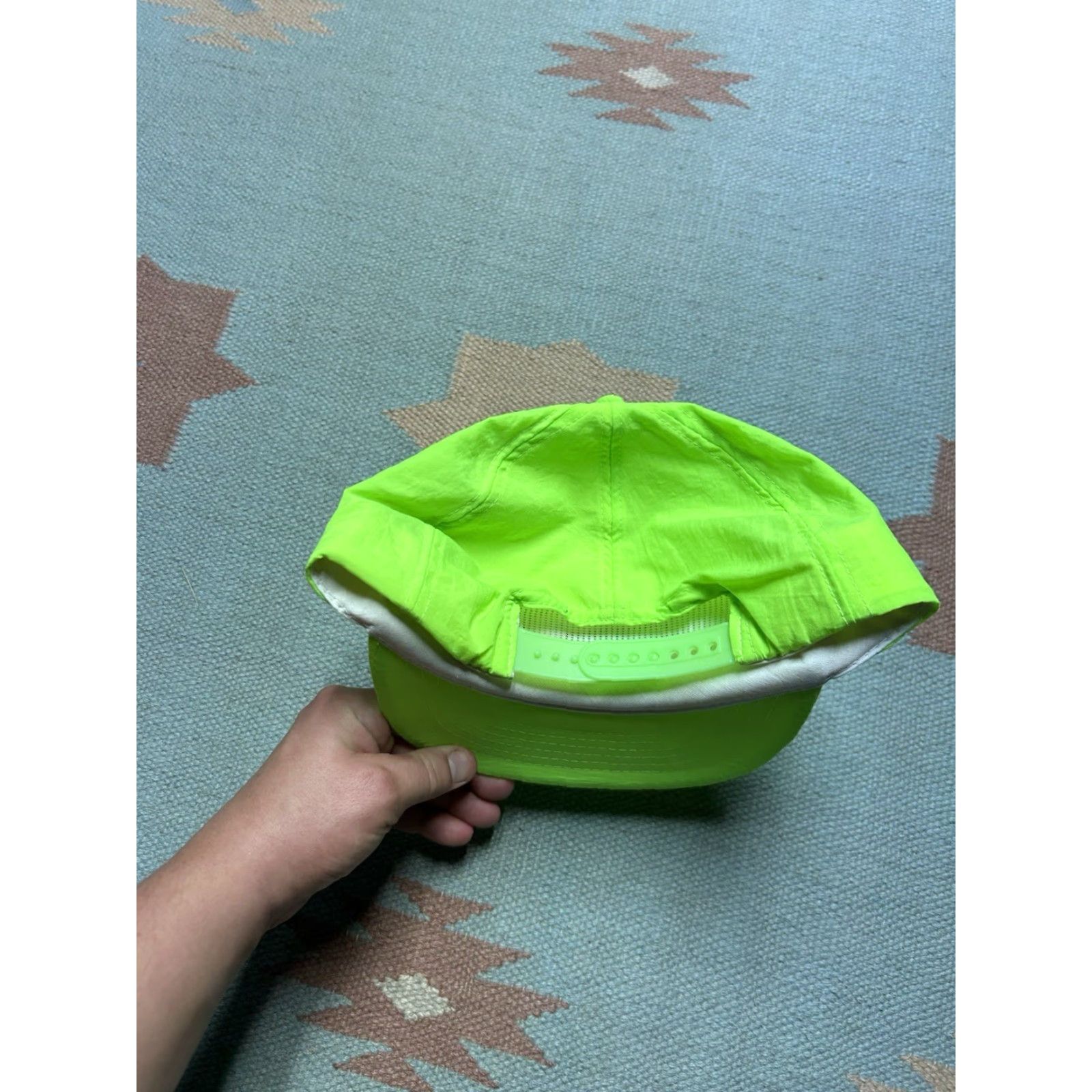 Vintage VINTAGE Newport Hat SnapBack Green Hi Vis Promo Adjustable Men Size ONE SIZE - 4 Thumbnail