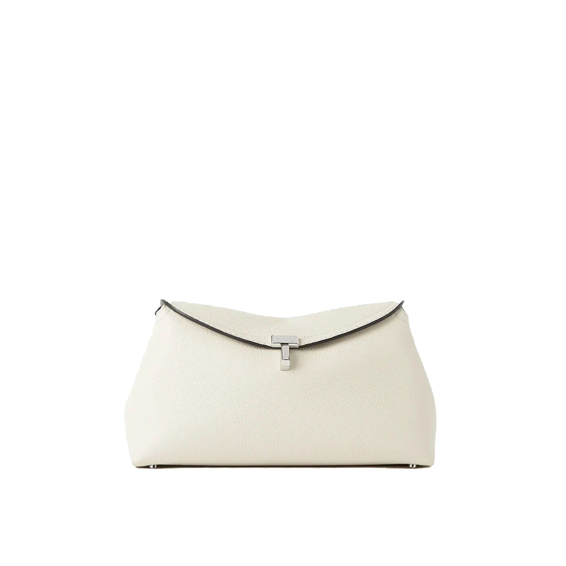 Toteme TOTEME T-lock Leather Clutch Bag Size ONE SIZE - 1 Thumbnail