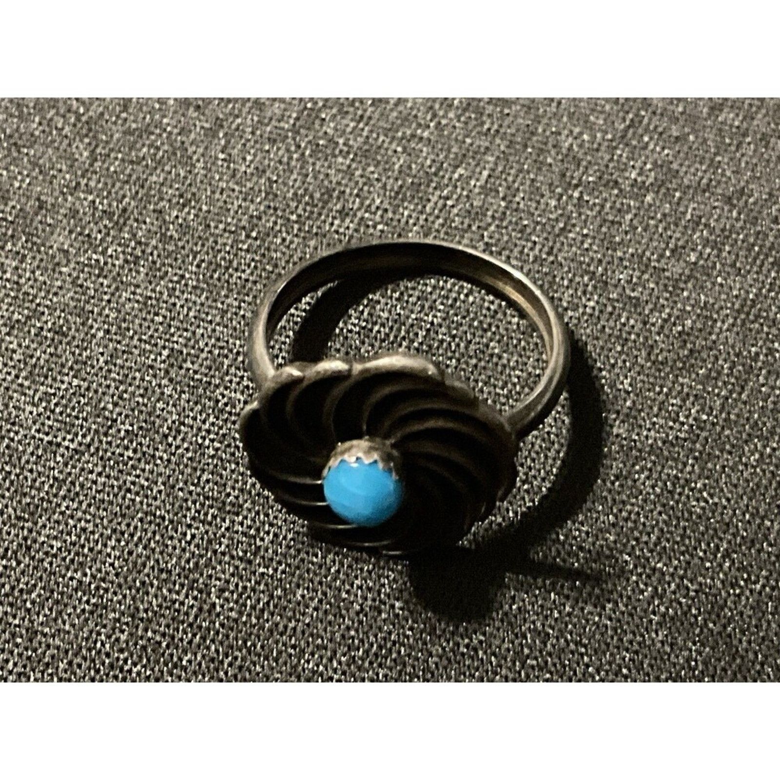 Other 925 Turquoise Signed CB Size 6 Size ONE SIZE - 2 Thumbnail