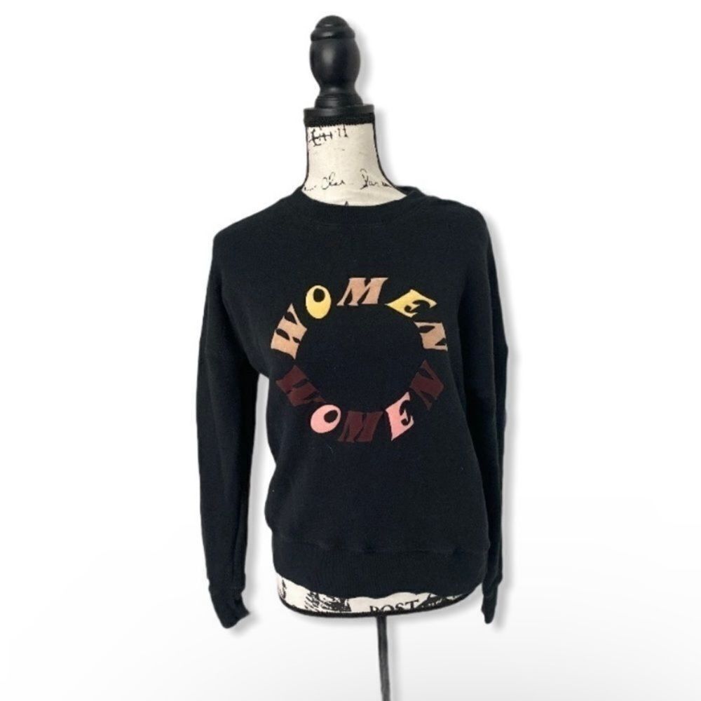 Madewell Miles by Madewell Black WOMEN WOMEN Graphic Sweatshirt Size Size M / US 6-8 / IT 42-44 - 1 Thumbnail