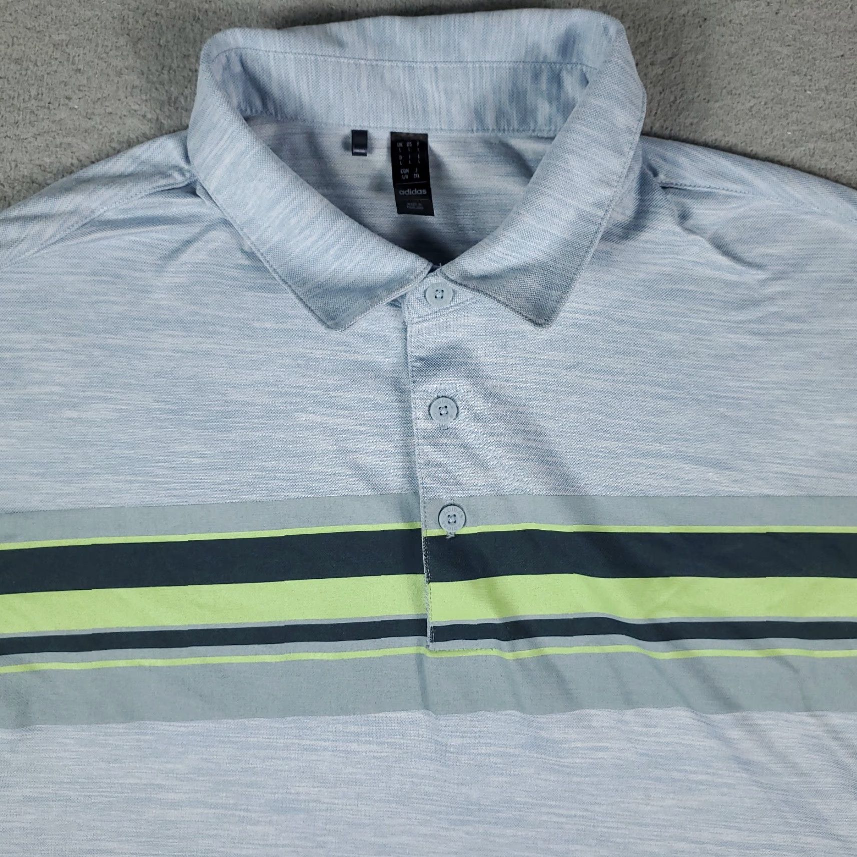 Adidas Adidas Polo Shirt Mens L Blue Golf Casual Short Sleeve Polo Shirt Mens Size L Blue Adidas Sports Preppy Modern Size US L / EU 52-54 / 3 - 2 Thumbnail