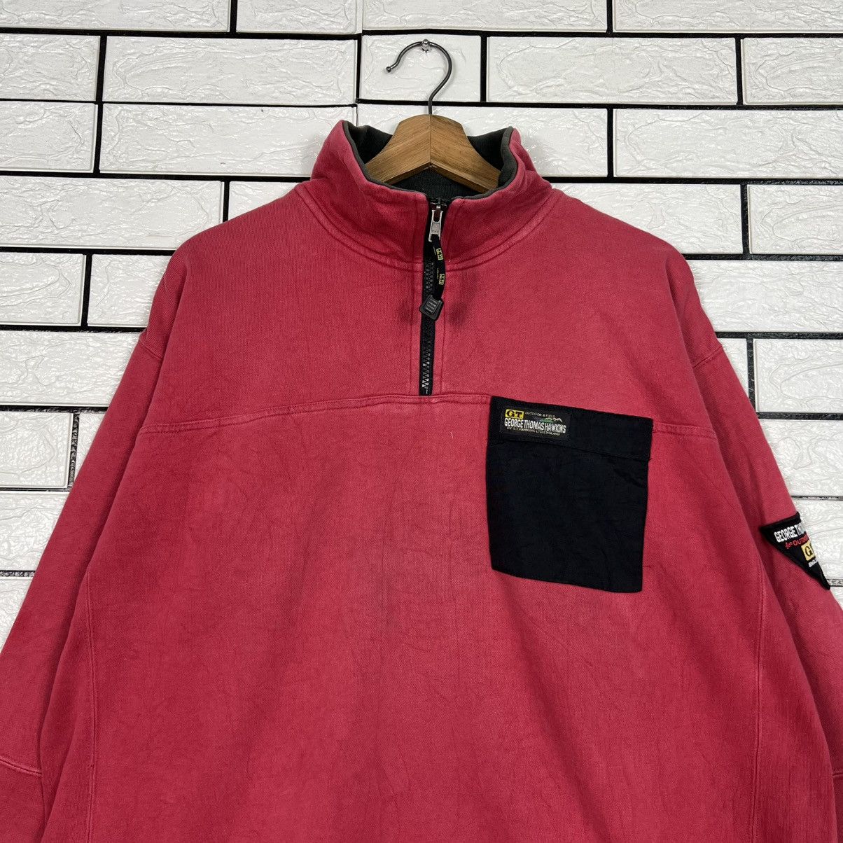 Vintage GEORGE THOMAS HAWKINS Turtleneck Pullover Fleece #4205-C192 Size US L / EU 52-54 / 3 - 2 Thumbnail