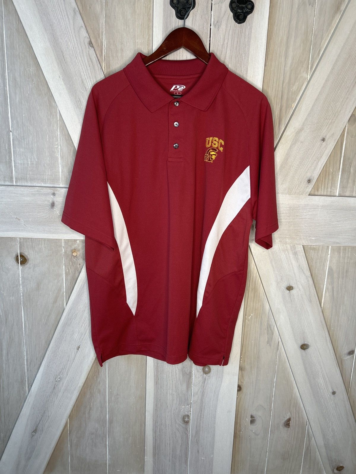 Vintage USC Vintage Polo Size US L / EU 52-54 / 3 - 1 Thumbnail