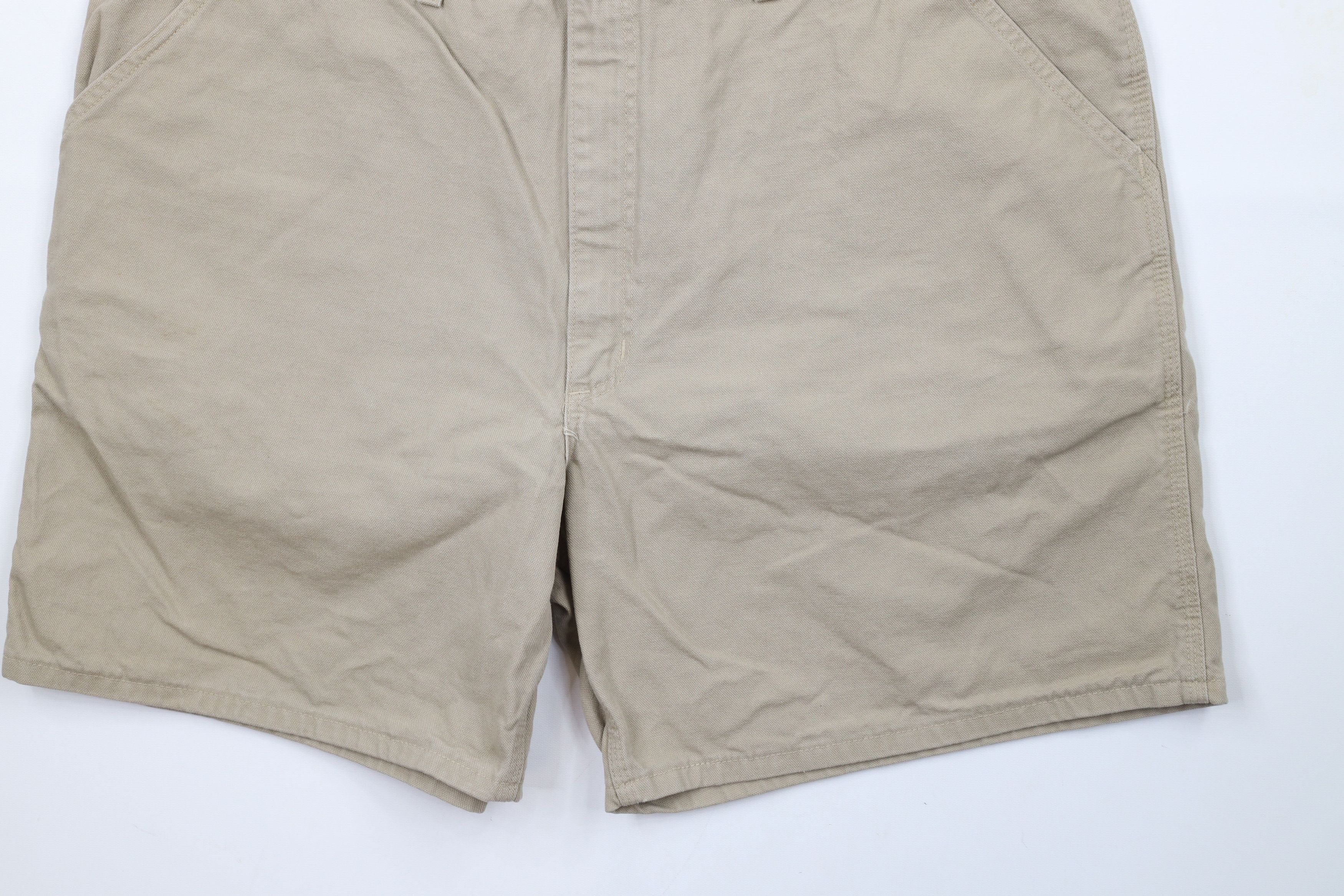 Carhartt × Vintage Vintage Y2K 2000 Carhartt Above Knee Shorts Beige USA Size US 44 / EU 60 - 4 Thumbnail