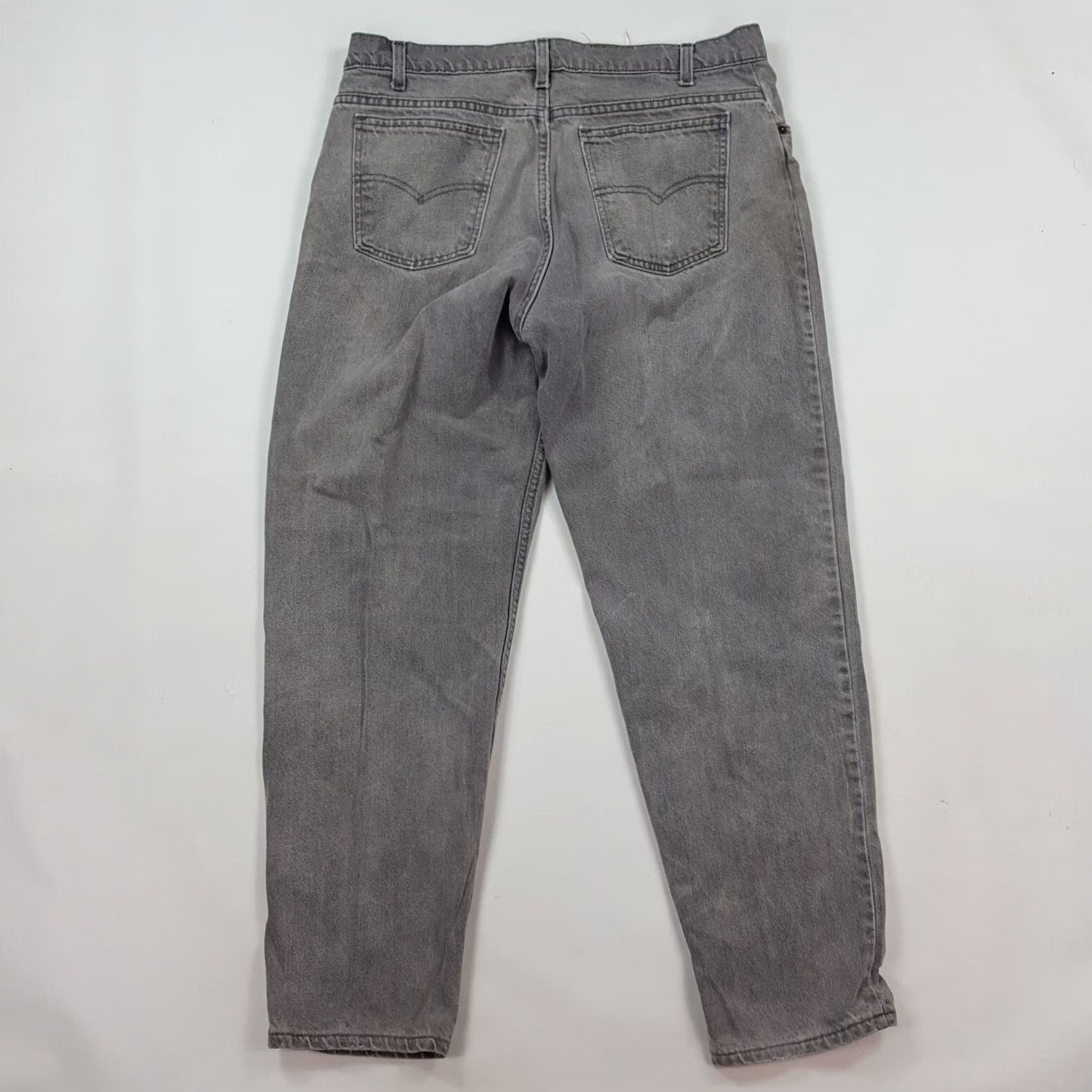 Levi's VINTAGE Levi's Gray Tapered Jeans 36x30 USA Made Denim Relaxed 80s 90s Grunge Work Mens Jeans Size US 36 / EU 52 - 7 Thumbnail