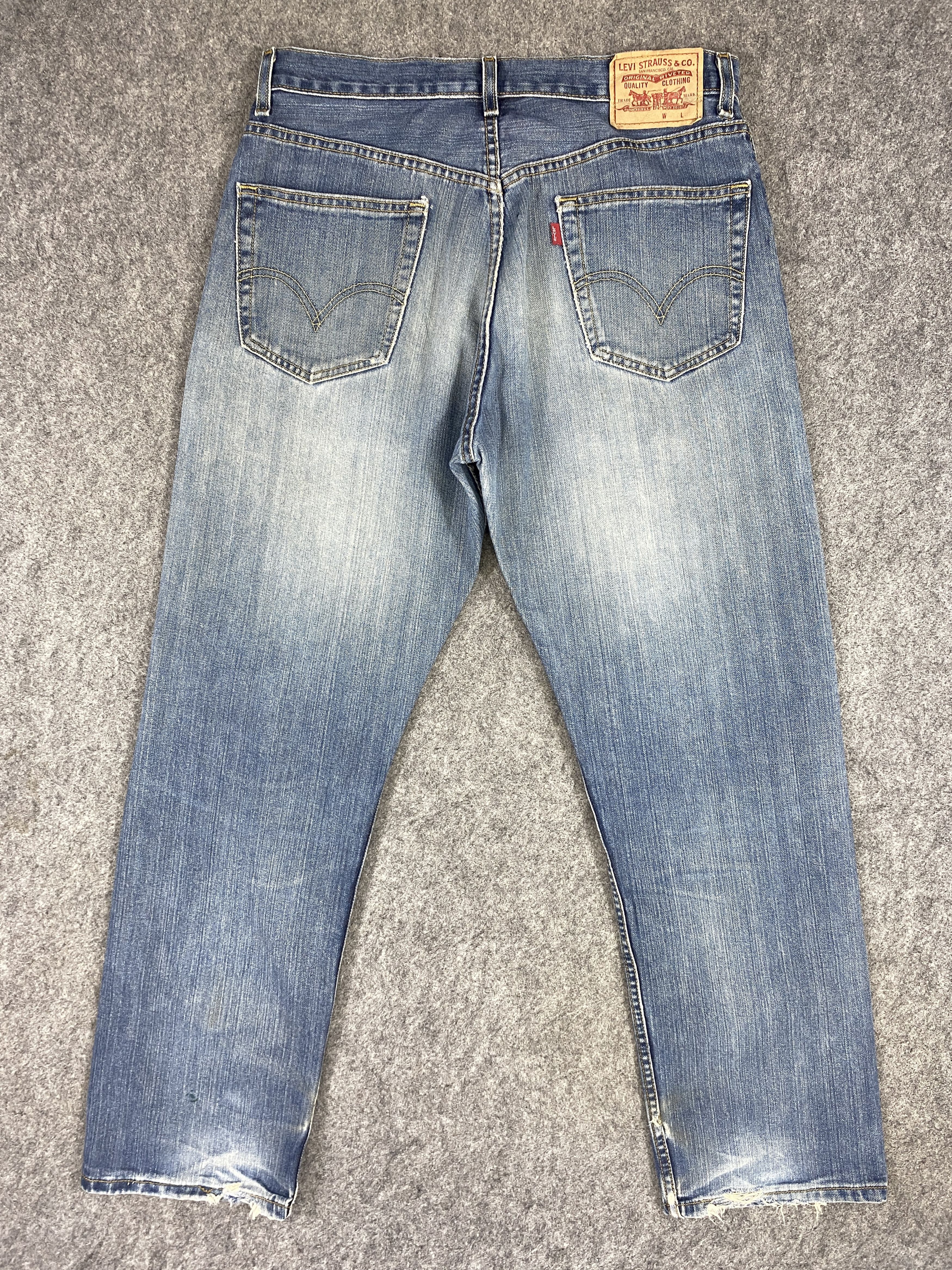 Levi's Distressed Blue Vintage Levi's 505 33x30 Denim -JN1700 Size US 33 - 2 Thumbnail
