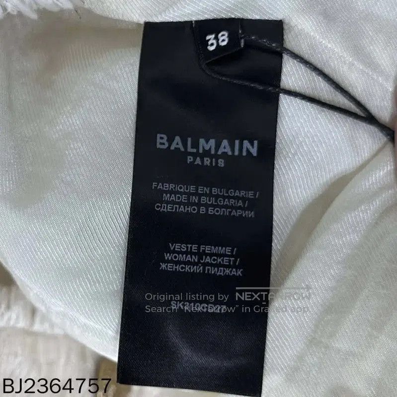 Balmain Balmain White Women's Jacket . Size XXS / US 00 / IT 34 - 4 Thumbnail