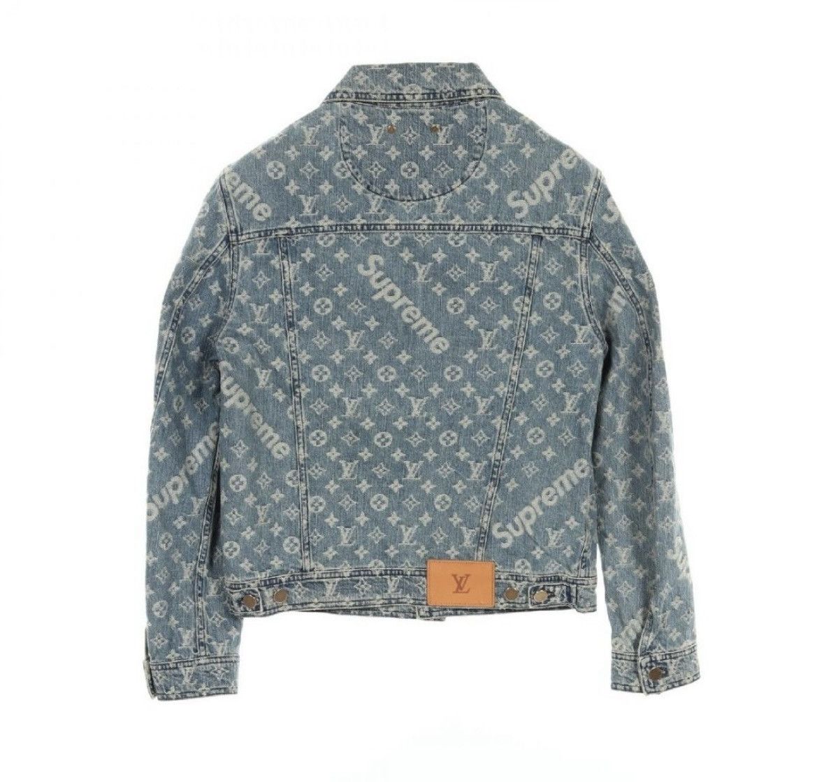 Louis Vuitton × Supreme 🌟RARE🌟 LOUIS VUITTON X SUPREME MONOGRAM JACQUARD BRAND OFF Size US XXL / EU 58 / 5 - 2 Thumbnail