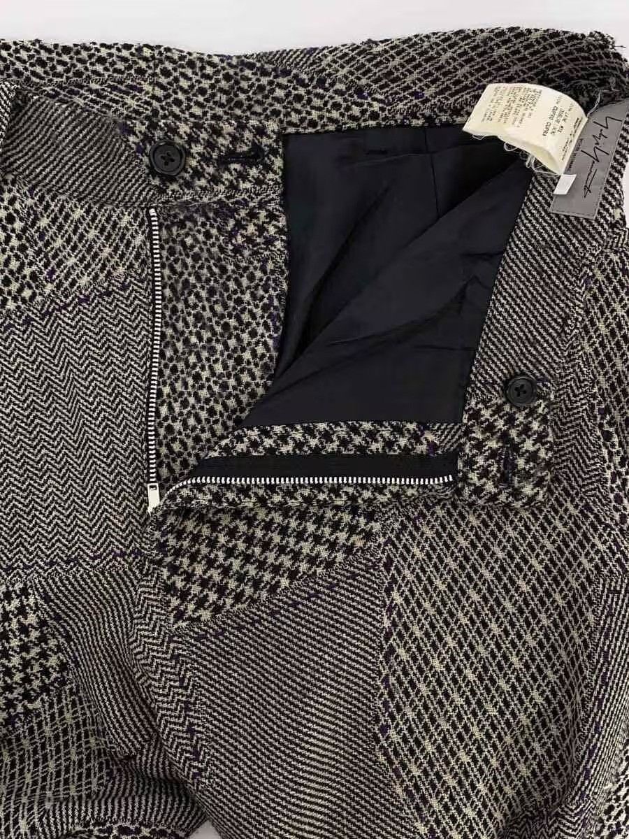 Yohji Yamamoto AW10 Patchwork Wool Pants Size US 34 / EU 50 - 3 Thumbnail