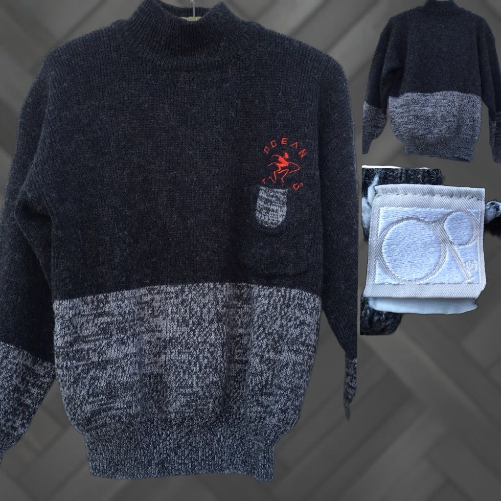 Ocean Pacific VINTAGE Ocean Pacific Sweater Shirt Hoodie Pullover Beach Surf Size L Gray Mens Size US L / EU 52-54 / 3 - 1 Thumbnail