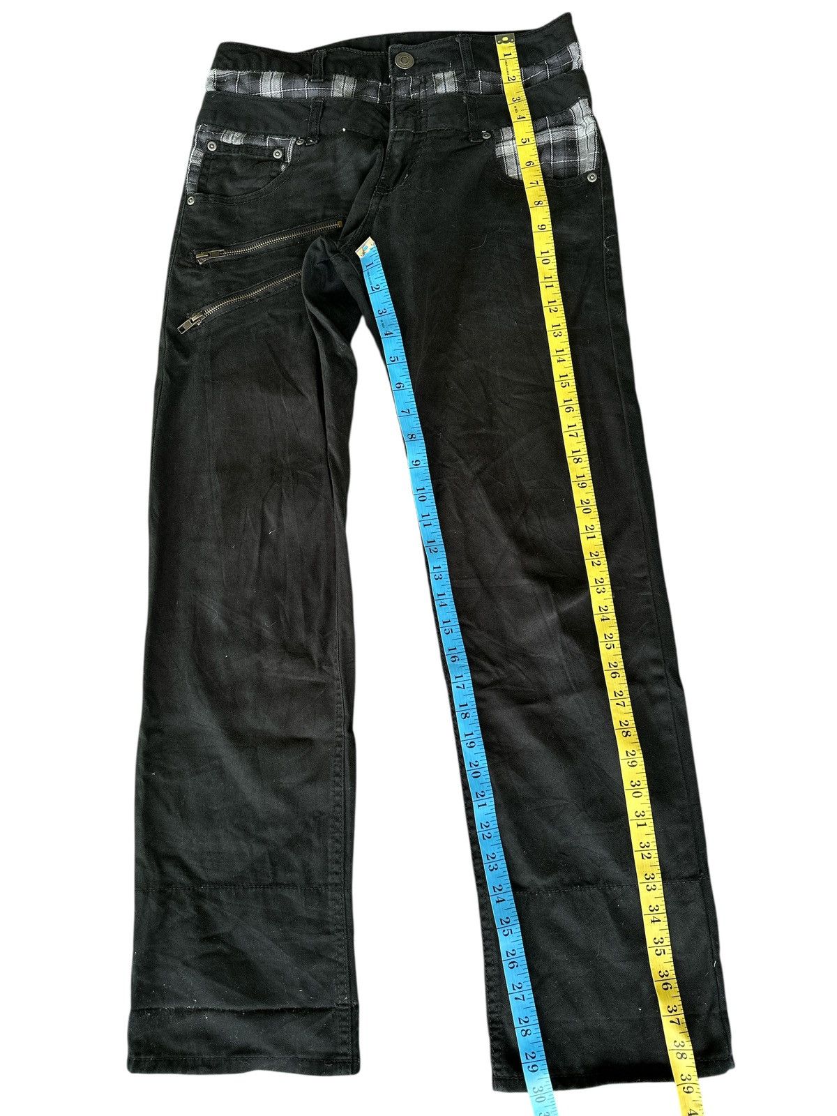 Kapital Unbrand double waist superblack 30x39 Size US 30 / EU 46 - 3 Thumbnail