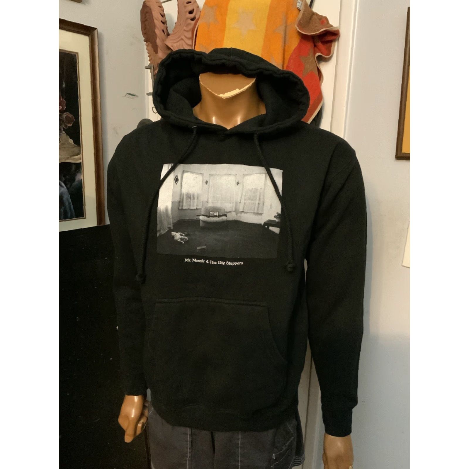 Vintage OKLAMA Kendrick Lamar Mr. Morale & The Big Steppers Tour Official Merch Hoodie Medium Men Black Pullover Size US M / EU 48-50 / 2 - 7 Thumbnail