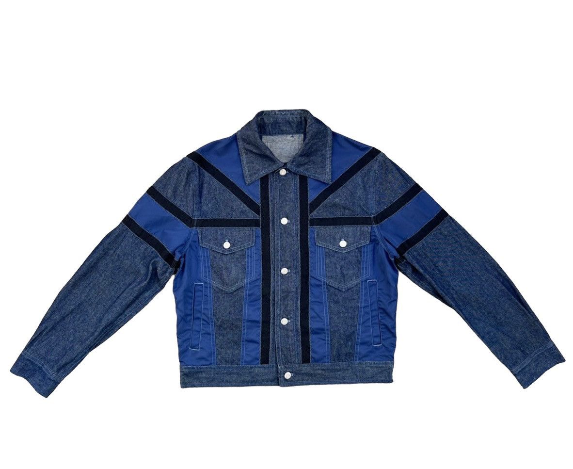 Yoshiyuki Konishi Vintage Yoshiyuki Konishi FICCE Hybrid Denim Trucker Jacket Size US L / EU 52-54 / 3 - 1 Thumbnail