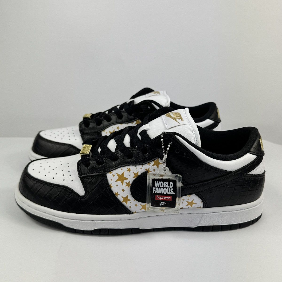 Nike × Supreme NIKE SB DUNK LOW OG QS SUPREME STARS 2021 SNEAKERS Size US 9.5 / EU 42-43 - 7 Thumbnail