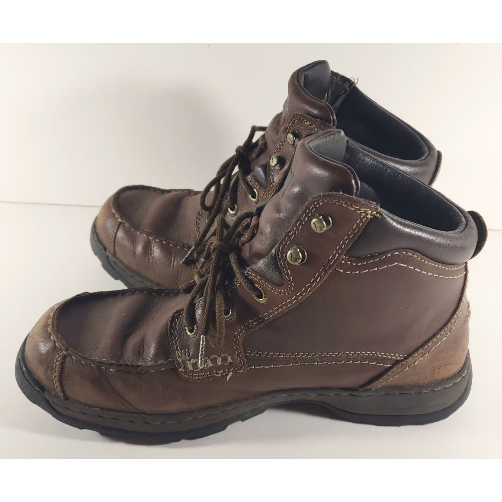 Vintage Irish Setter Chukka Boots Brown Mens 10.5 Leather Waterproof Soft Paw Mens Boot Brown Leather Waterproof 10.5 Irish Setter Size US 11 / EU 44 - 7 Thumbnail