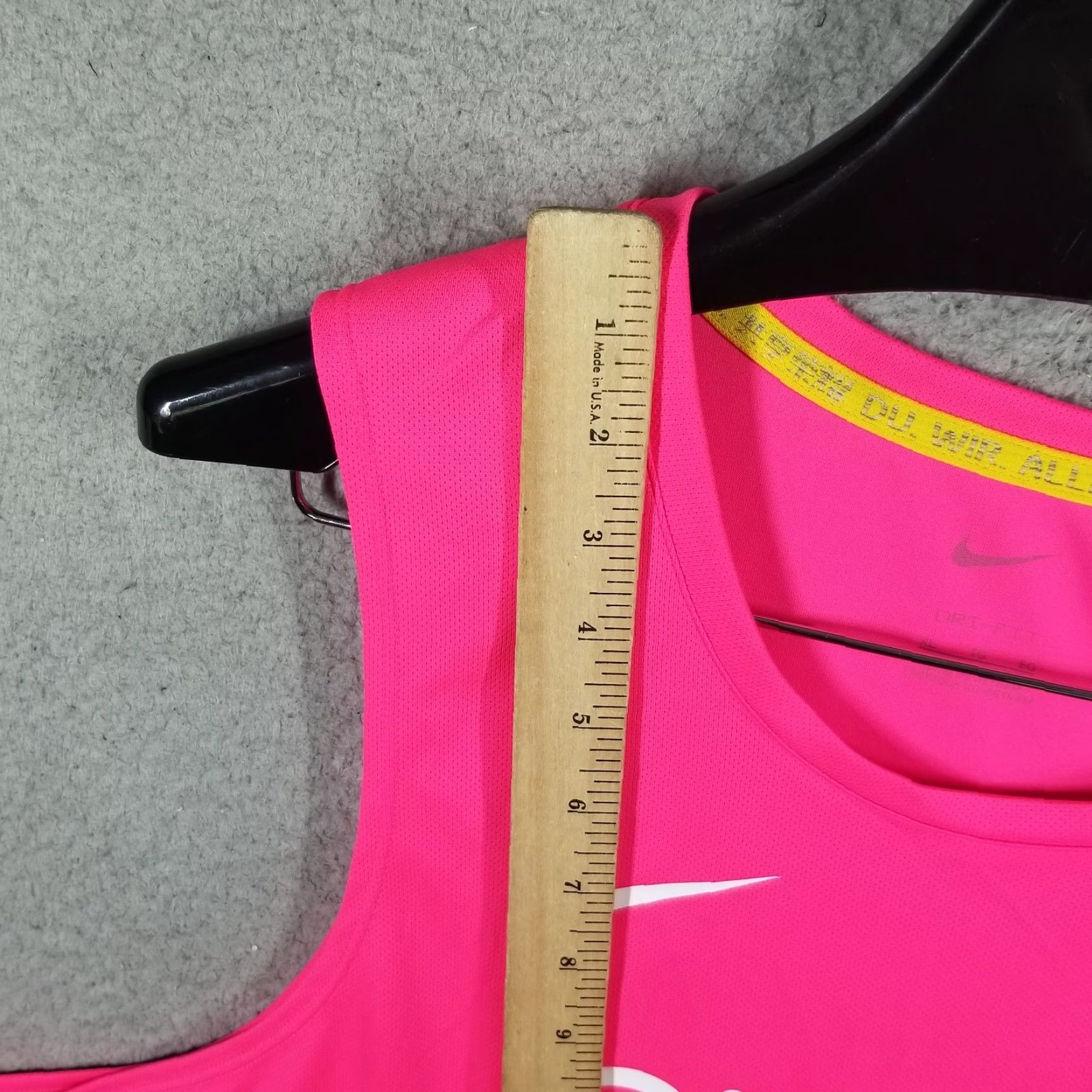 Nike VINTAGE Nike China Team Issue Singlet Men XL Hot Pink Sample RARE 2024 Paris FJ3162 Size US 36 / EU 52 - 4 Thumbnail