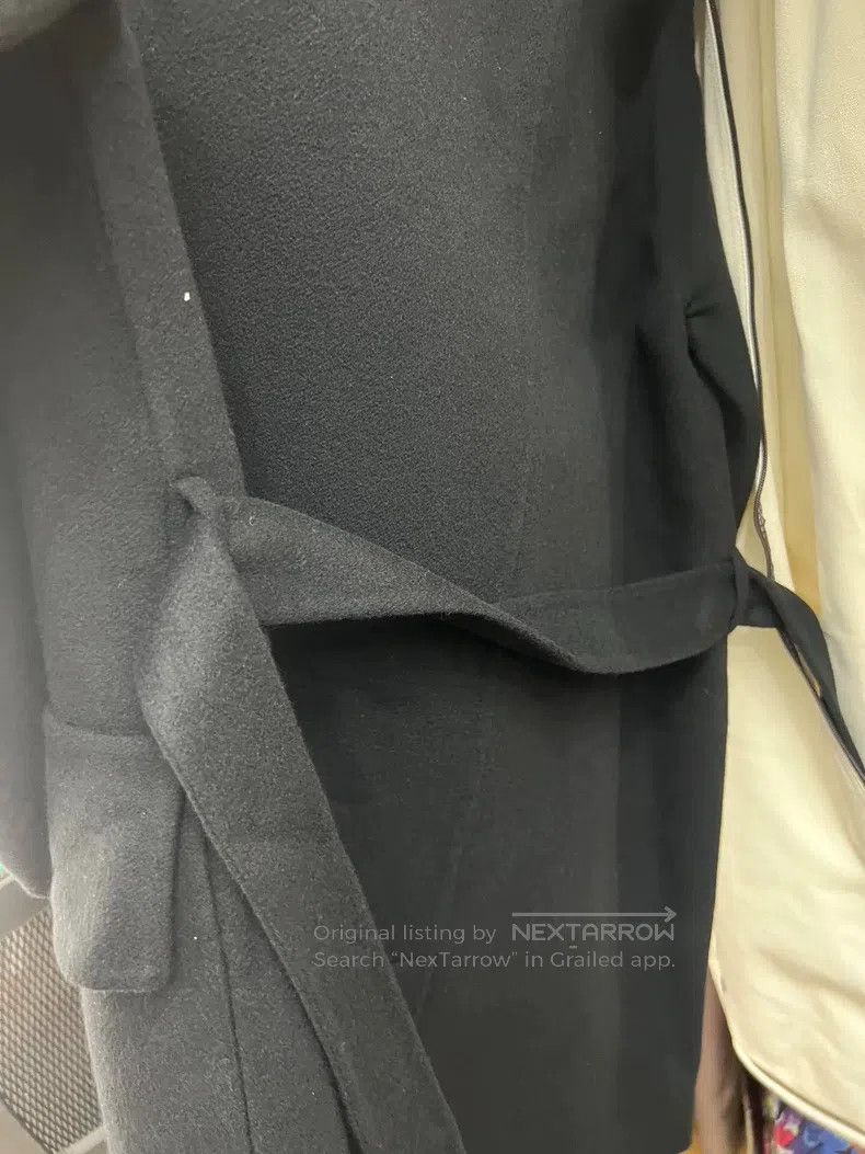 Hermes Hermes Black Cashmere Coat Size XXS / US 00 / IT 34 - 2 Thumbnail