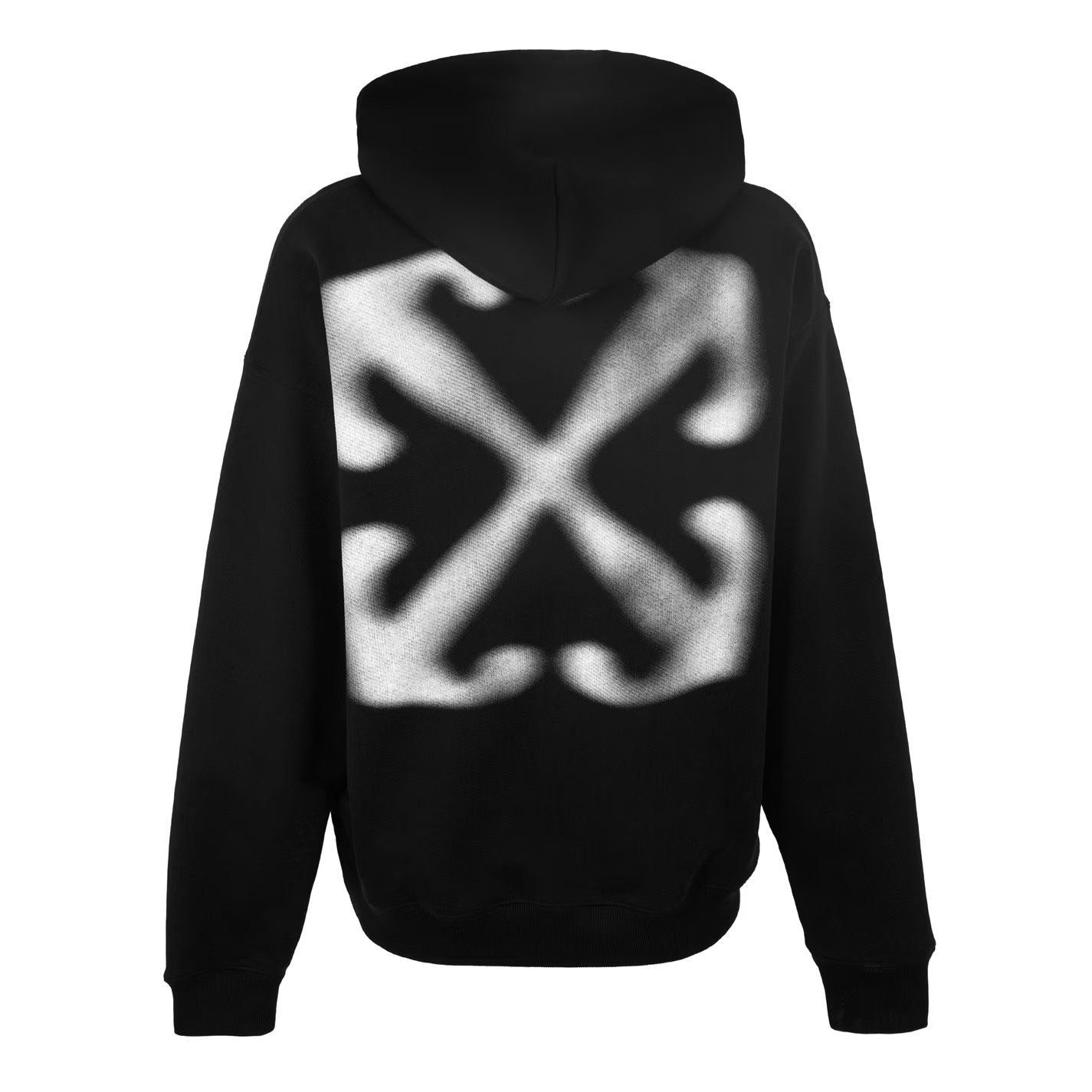 Off-White o1g2r1mq0226 Vanish Arrow Sketch Pull Over Hoodie In Black Size US XL / EU 56 / 4 - 2 Thumbnail
