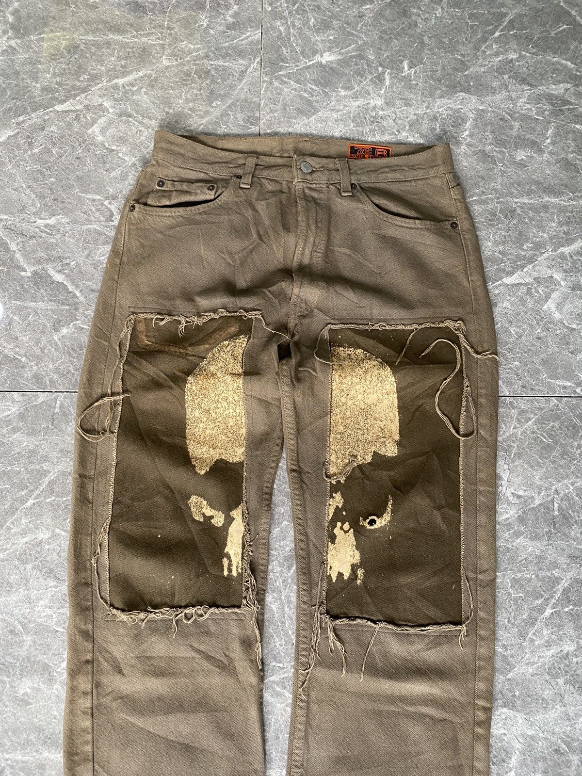 Levi's Vintage 90’s Levis 501 x 73-R Distressed Denim Jeans Size US 32 / EU 48 - 2 Thumbnail