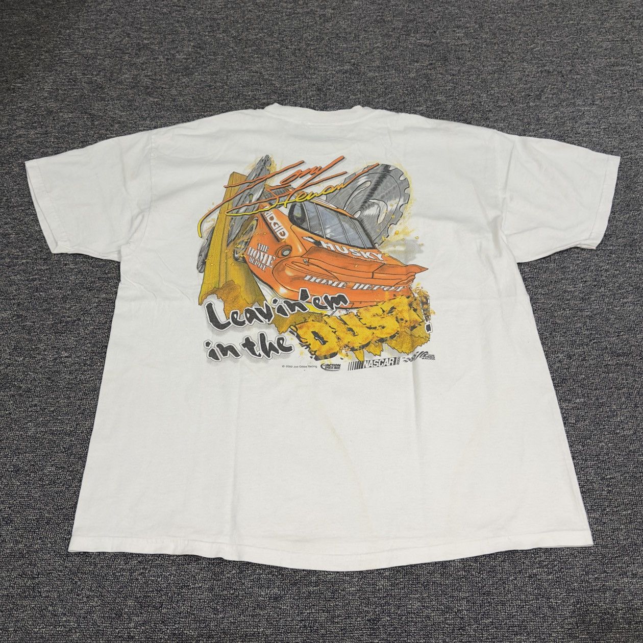 NASCAR × Vintage Tony Stewart NASCAR Leavin’em in the DUST Tee Size US XL / EU 56 / 4 - 2 Thumbnail