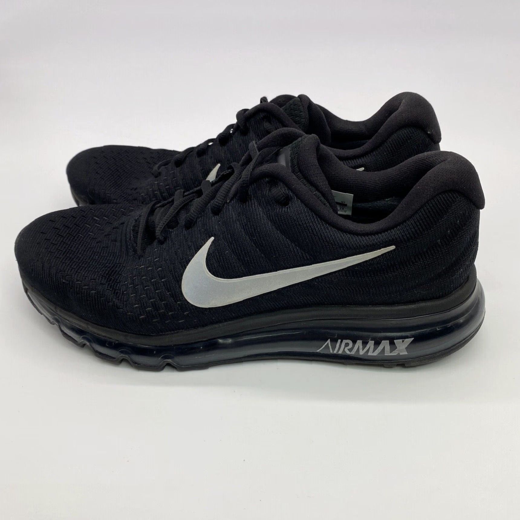 Nike NIKE Air Max 2017 Sneaker Men Black Anthracite 3M Reflective 849559-001 SZ10 Limited Release 2017 Monochrome Athletic Running Shoes Size US 10 / EU 43 - 4 Thumbnail
