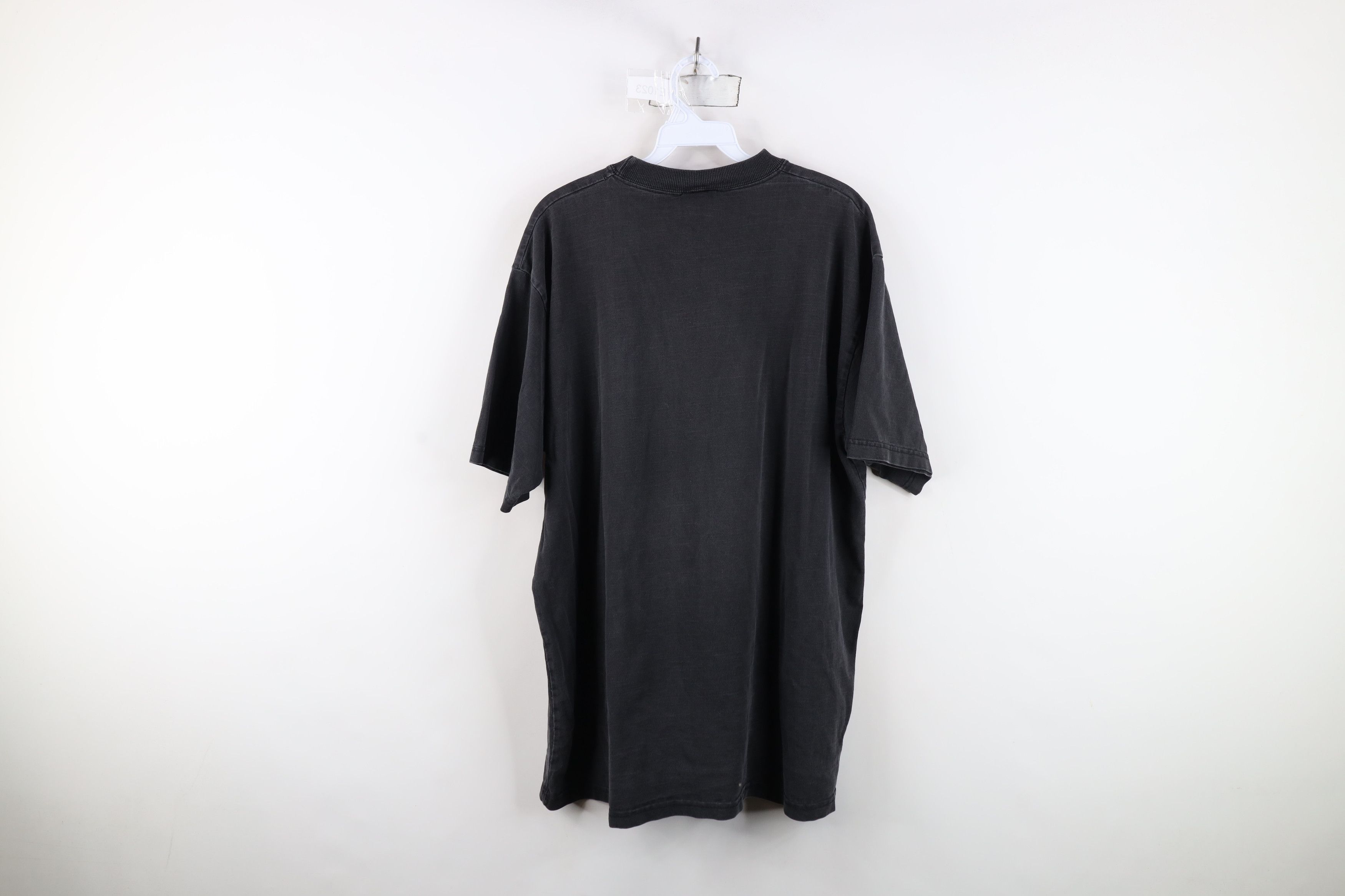 Vintage Vintage 90s Streetwear Baggy Heavyweight T-Shirt Black Size US L / EU 52-54 / 3 - 11 Thumbnail
