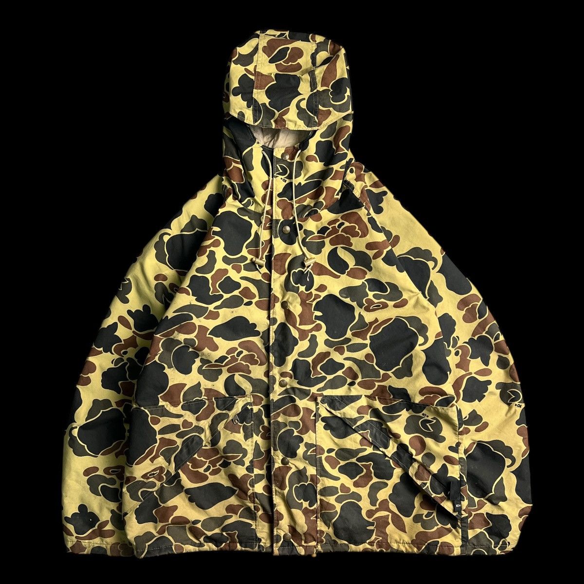 Goretex Vintage 80s 10X Duck Camo Gore-Tex Hunting Shooting Jacket Size US L / EU 52-54 / 3 - 1 Thumbnail