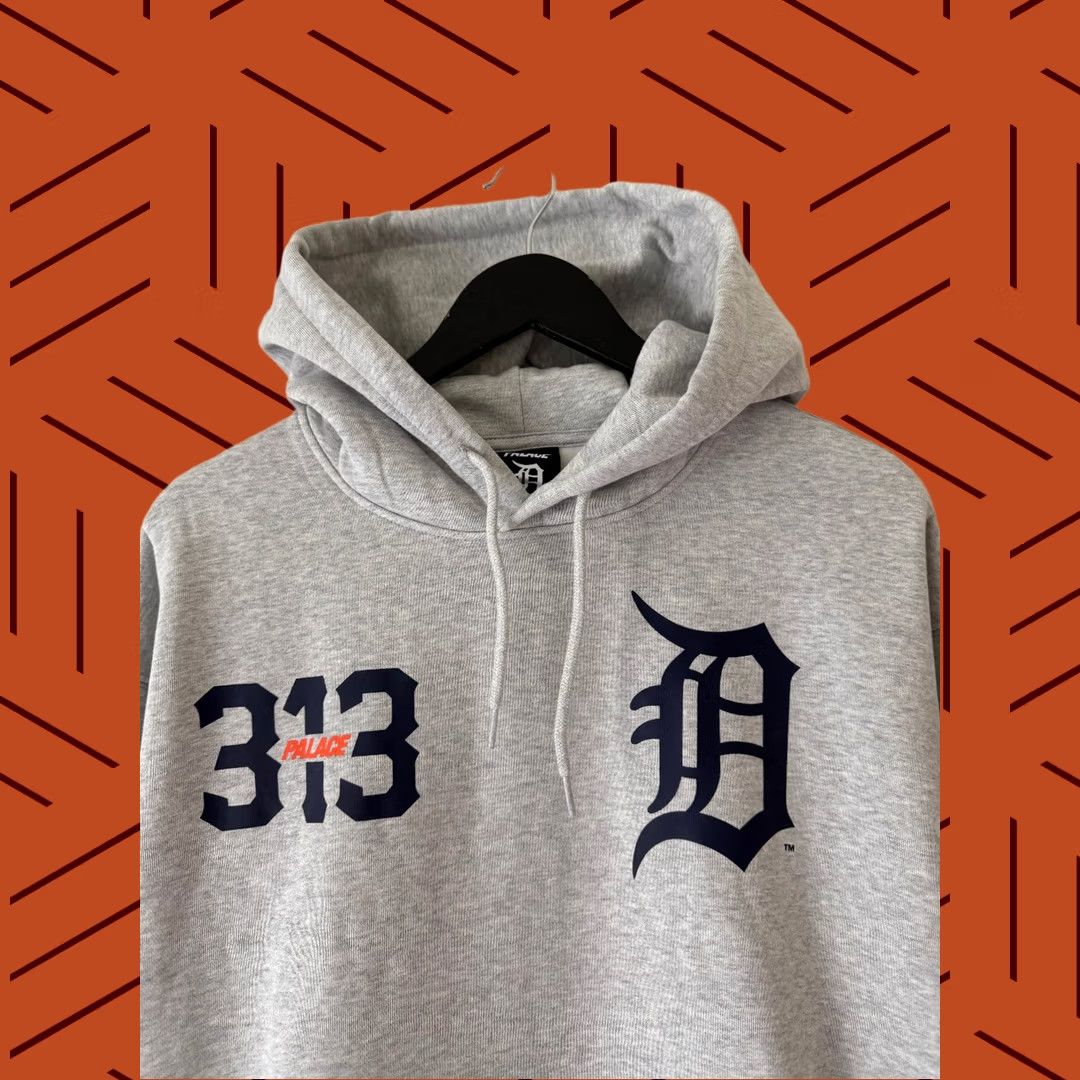Palace Palace x Nike Tri Swoosh Hood Grey Marl NEW Size Medium