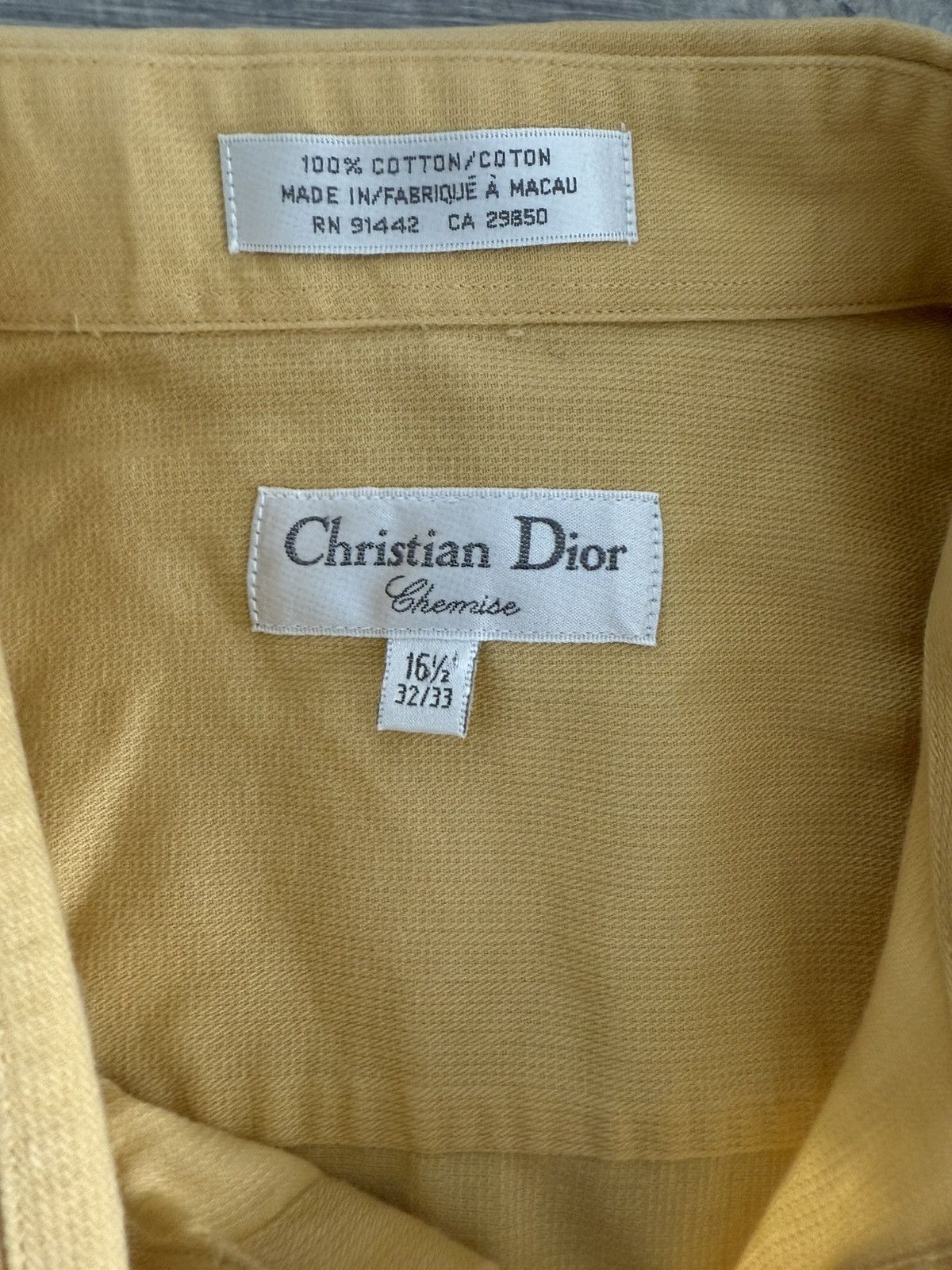 Christian Dior Monsieur Christian Dior 3/4 Chemise Size US L / EU 52-54 / 3 - 2 Thumbnail